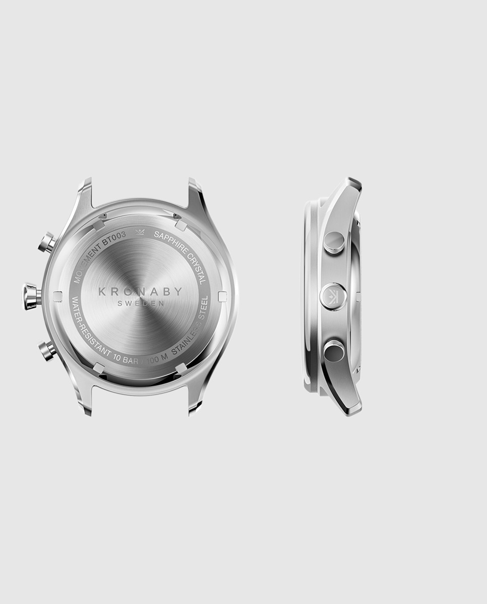Smartwatch S3112 1 Apex de Pele em Castanho Castanho-5