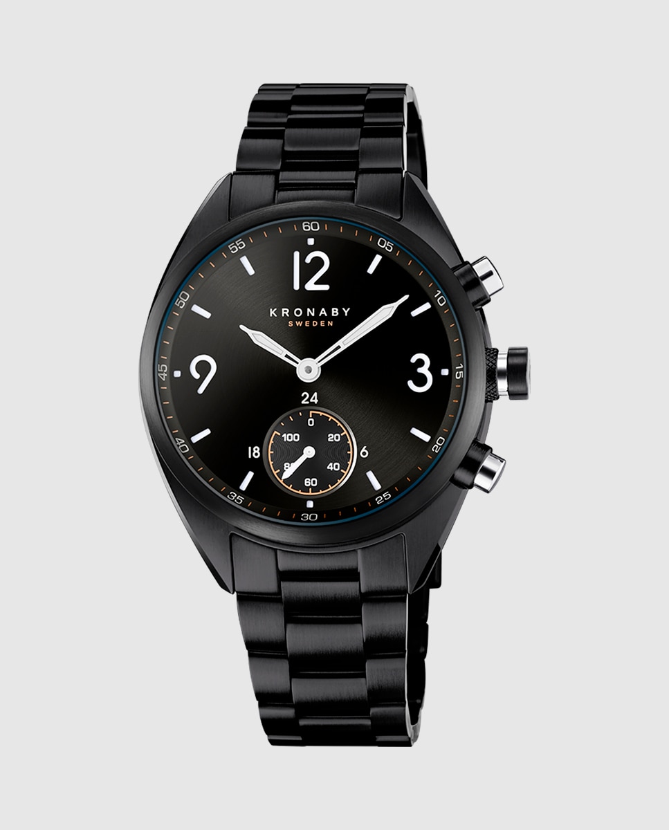 Relógio Smartwatch S3115 1 Apex de Aço em Preto Preto-1