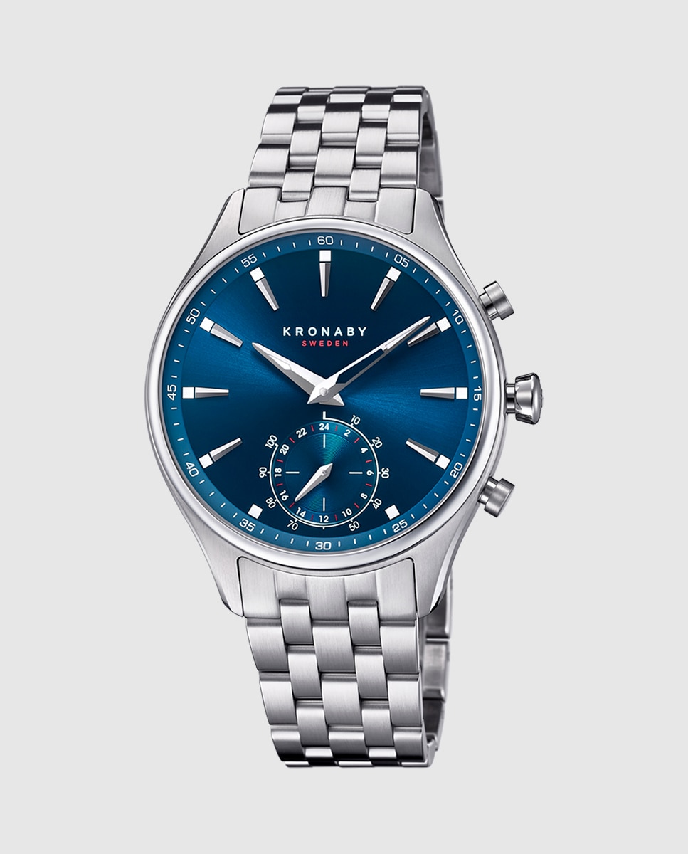 Relógio Smartwatch S3119 1 Sekel de Aço Prateado Prata-1