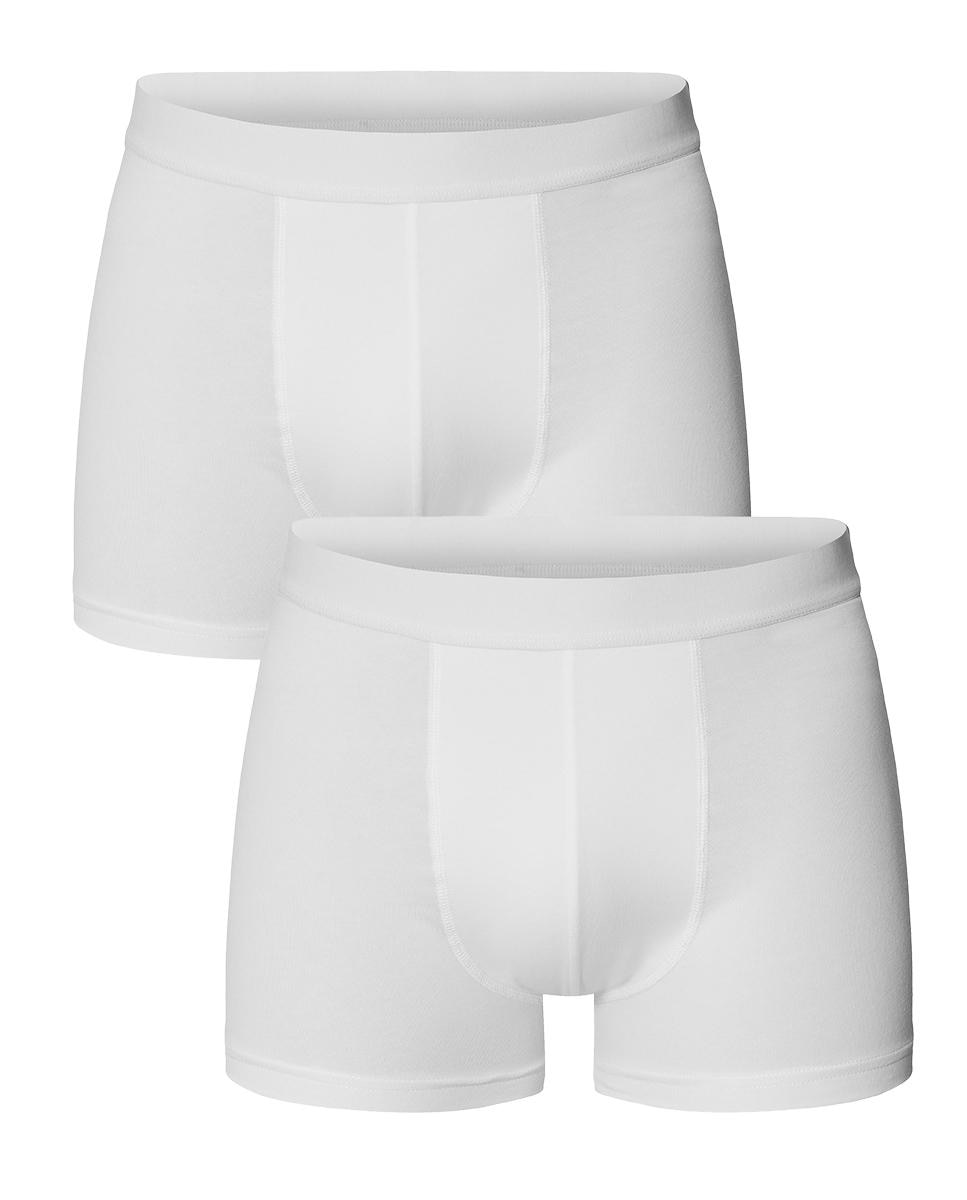 Pack de dois boxers de modal elástico eco pretos Branco-4