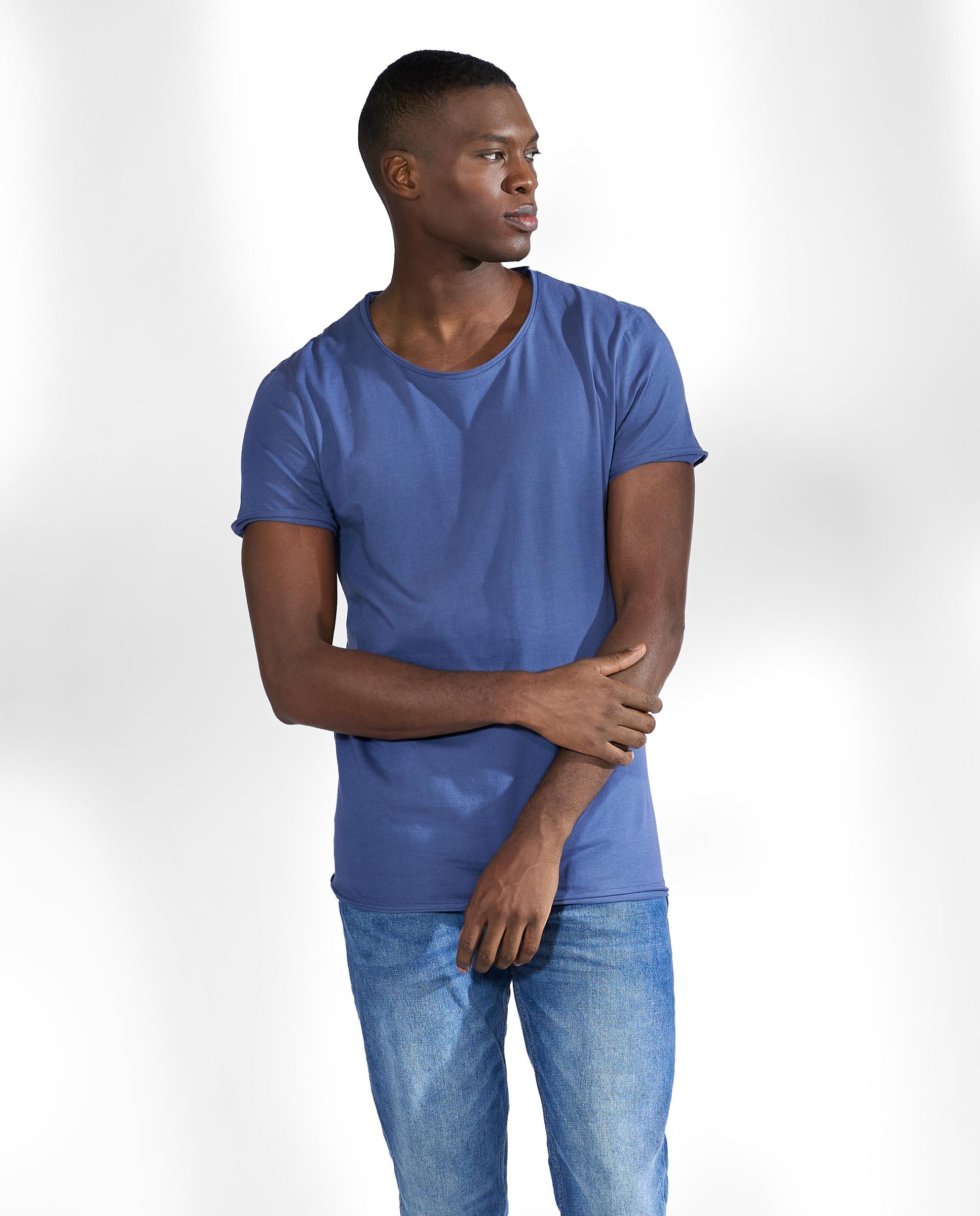 Imagem 0 de T-shirt com Gola Relax Algodão Orgânico