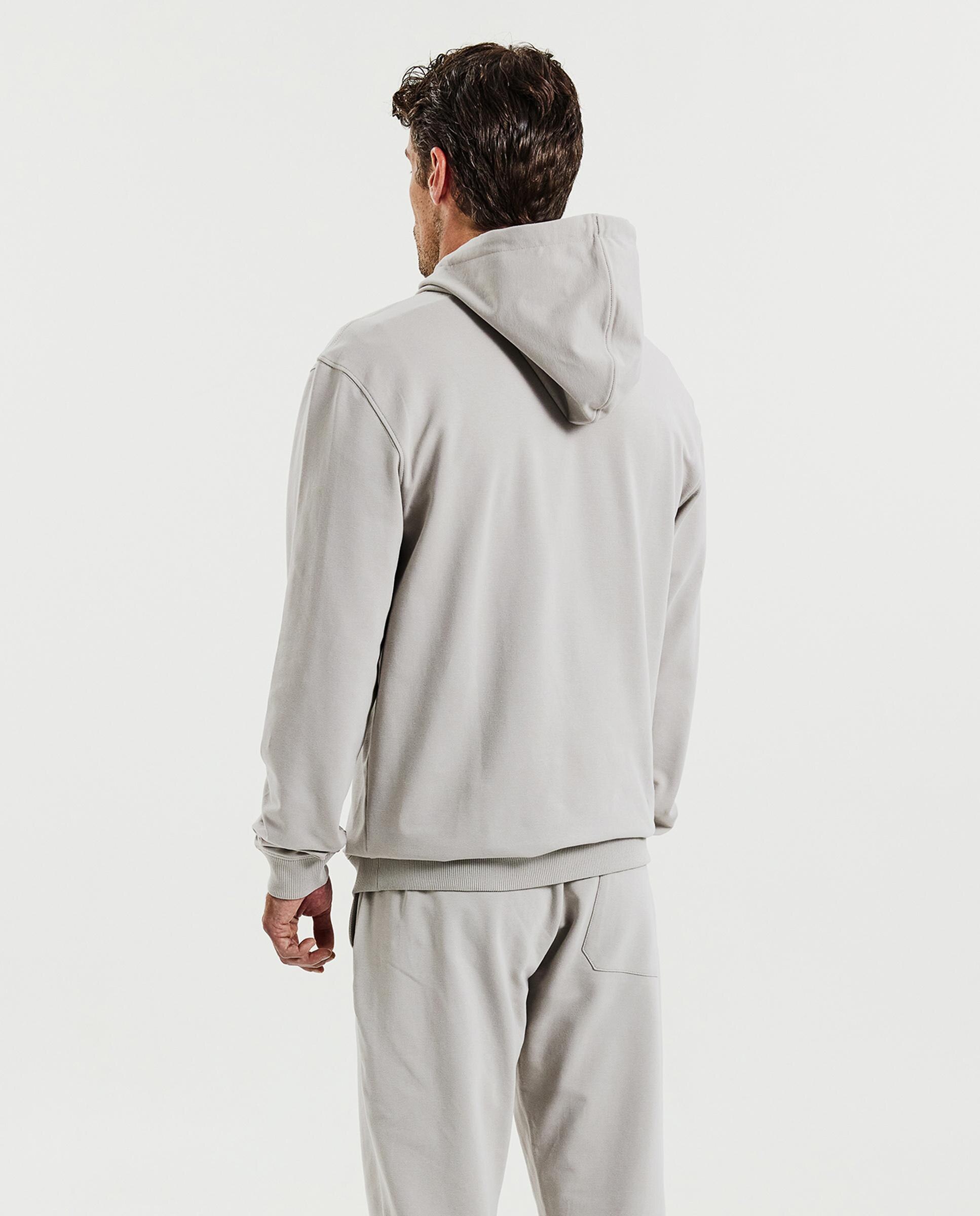 Sweatshirt com Capuz de Algodão Orgânico Natural-2