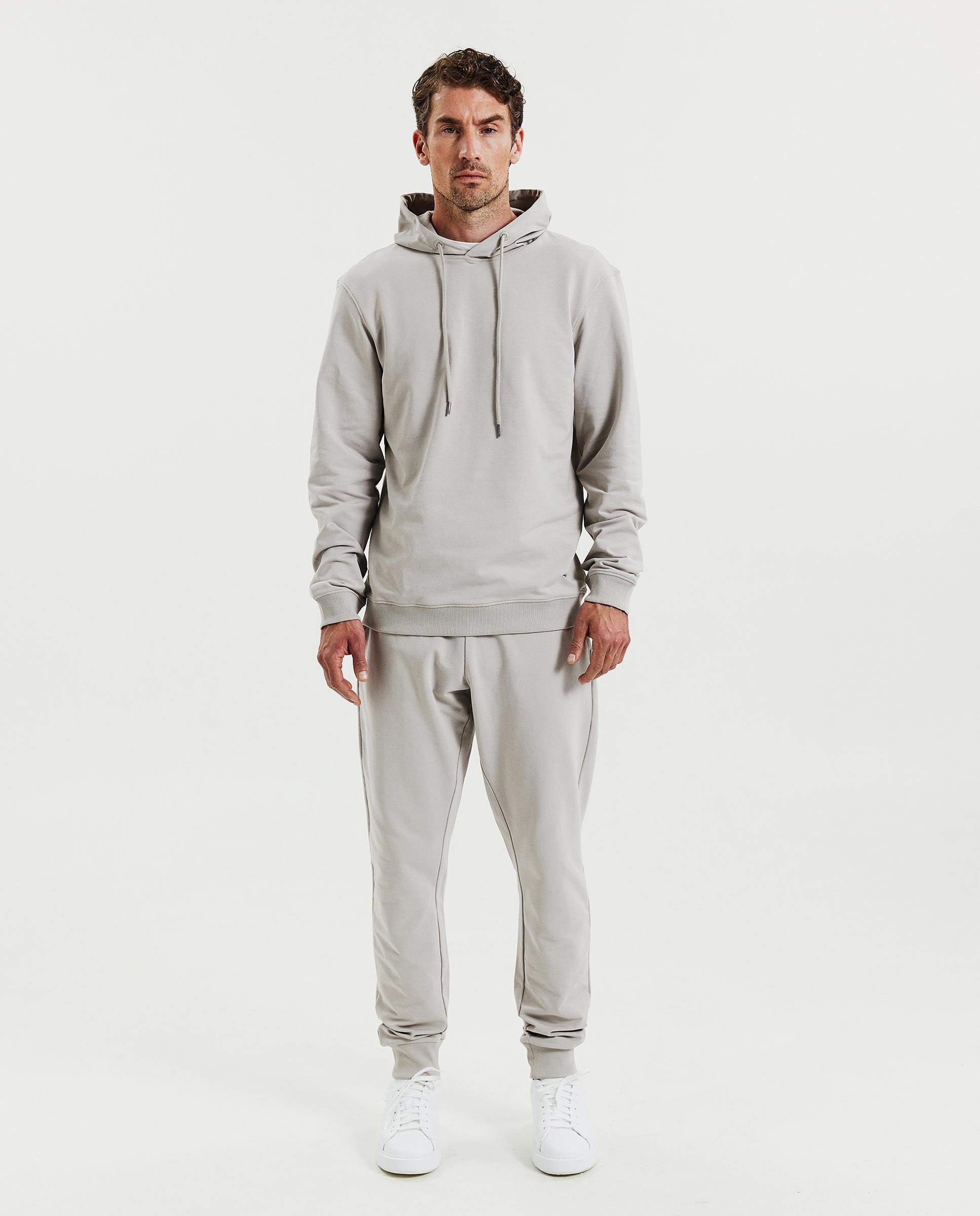 Sweatshirt com Capuz de Algodão Orgânico Natural-3