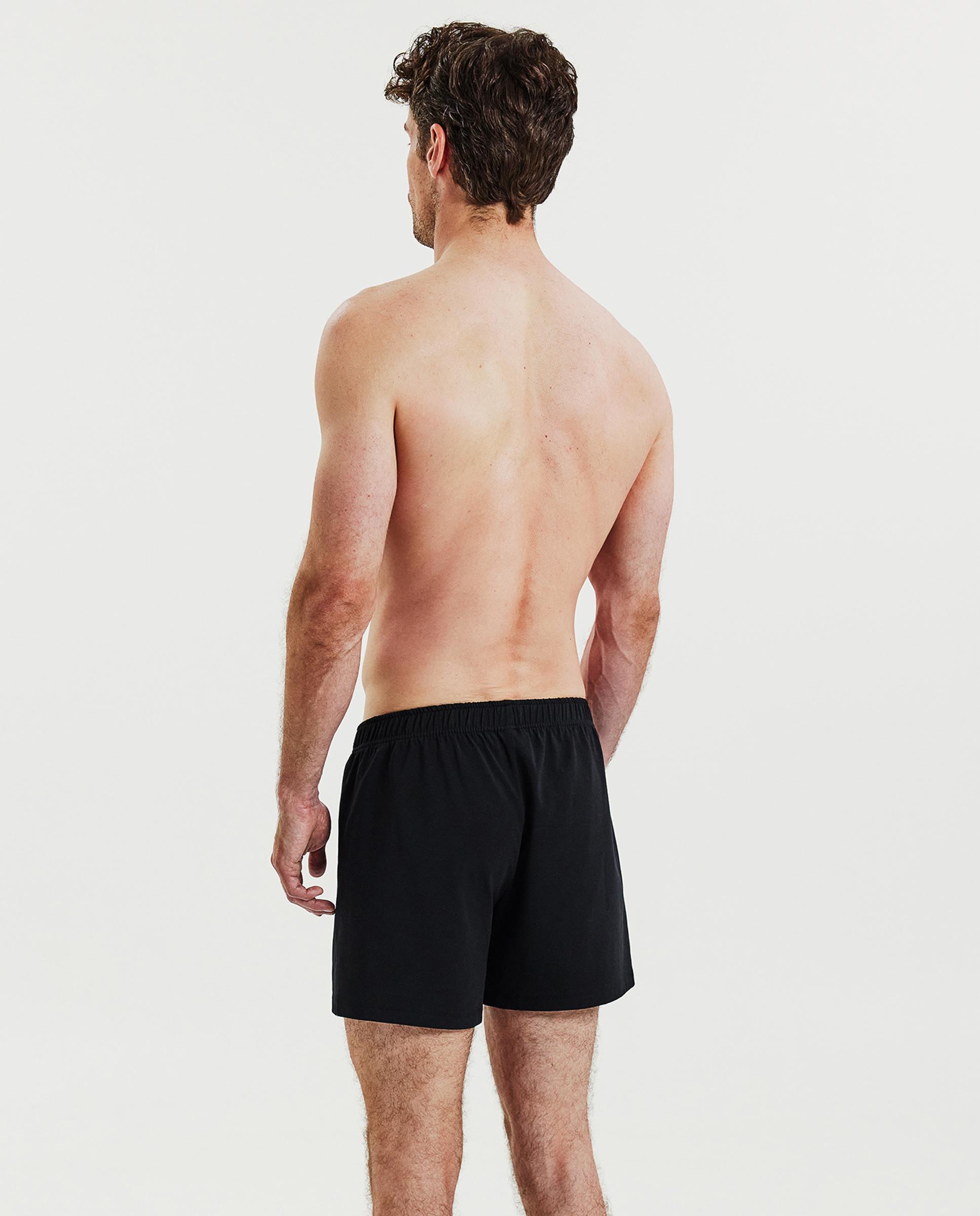 Pack de 2 Boxers de Malha de Algodão Orgânico Preto-3