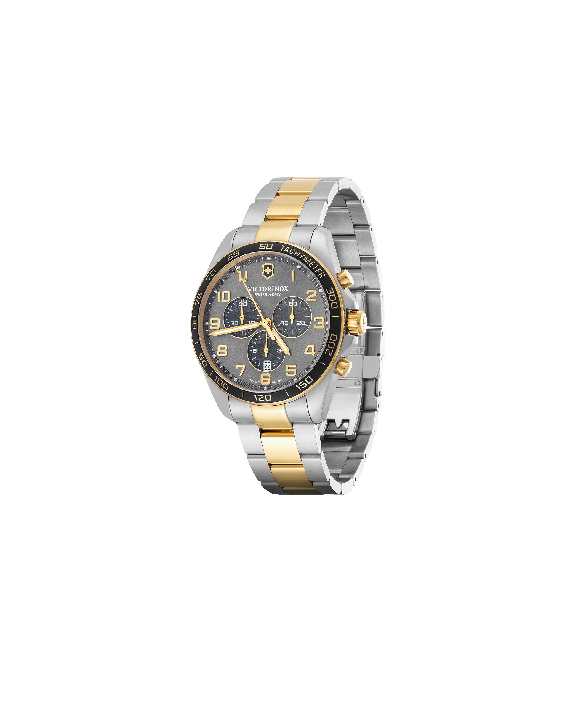 Relógio Analógico Fieldforce V241902 de Aço e Bracelete Prateada em Cinzento Ouro / Prata-2