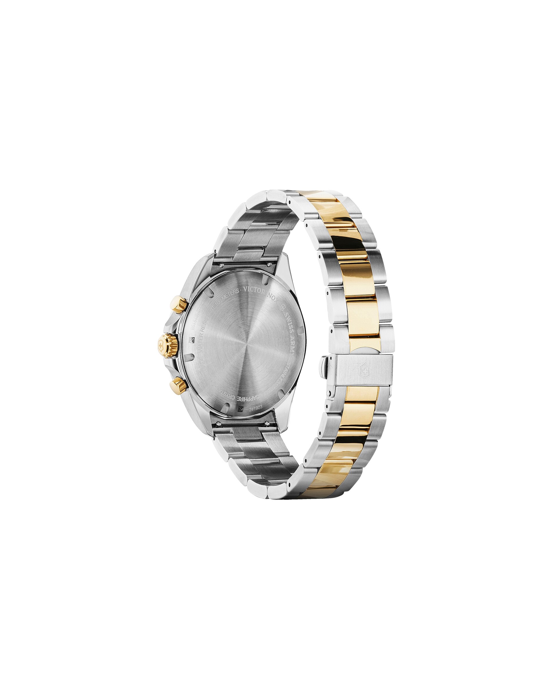 Relógio Analógico Fieldforce V241902 de Aço e Bracelete Prateada em Cinzento Ouro / Prata-3