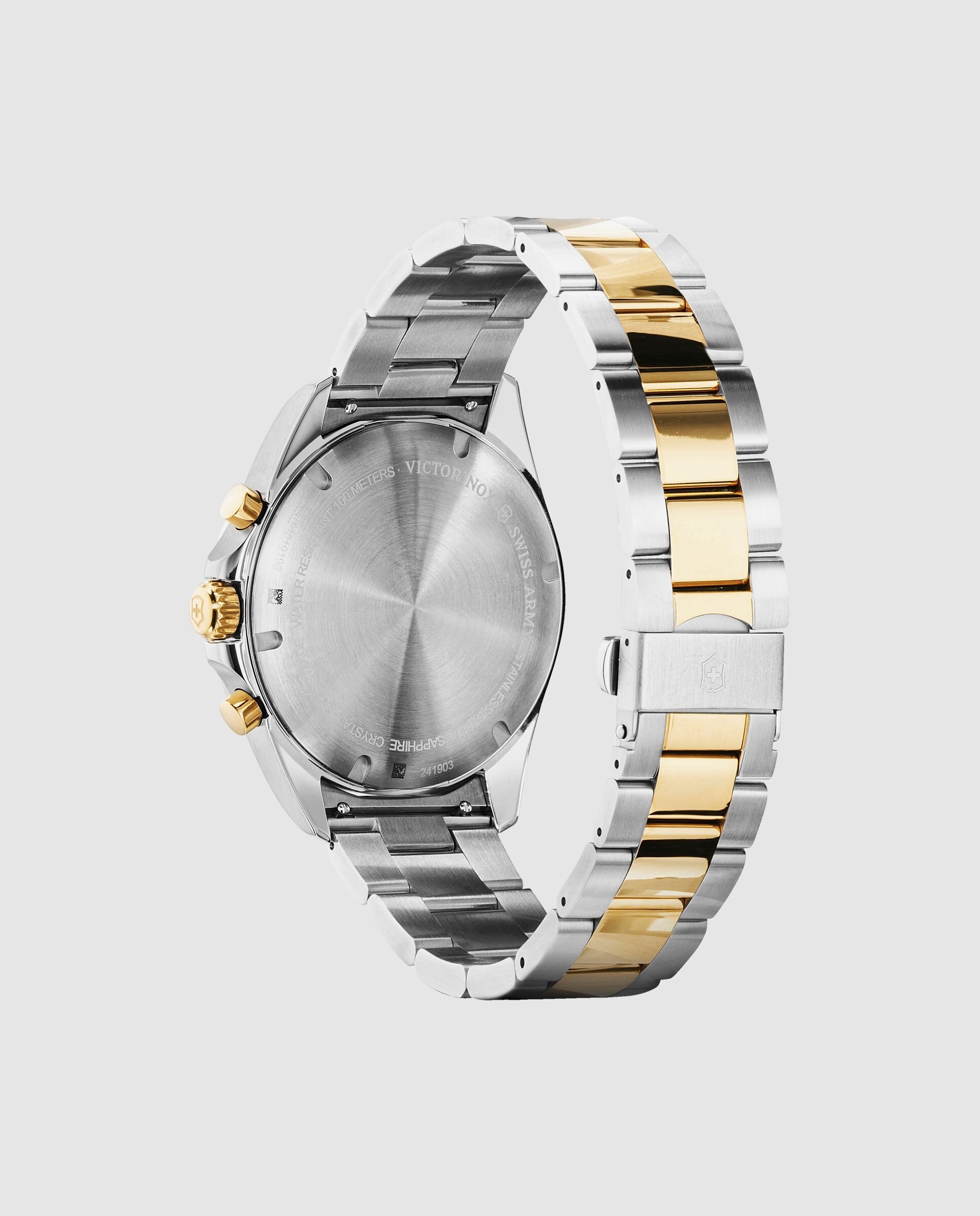Relógio Analógico Fieldforce V241902 de Aço e Bracelete Prateada em Cinzento Ouro / Prata-6