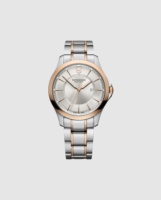 Imagem 0 de Relógio Alliance V241912 de Aço e Bracelete Prateada/cinza