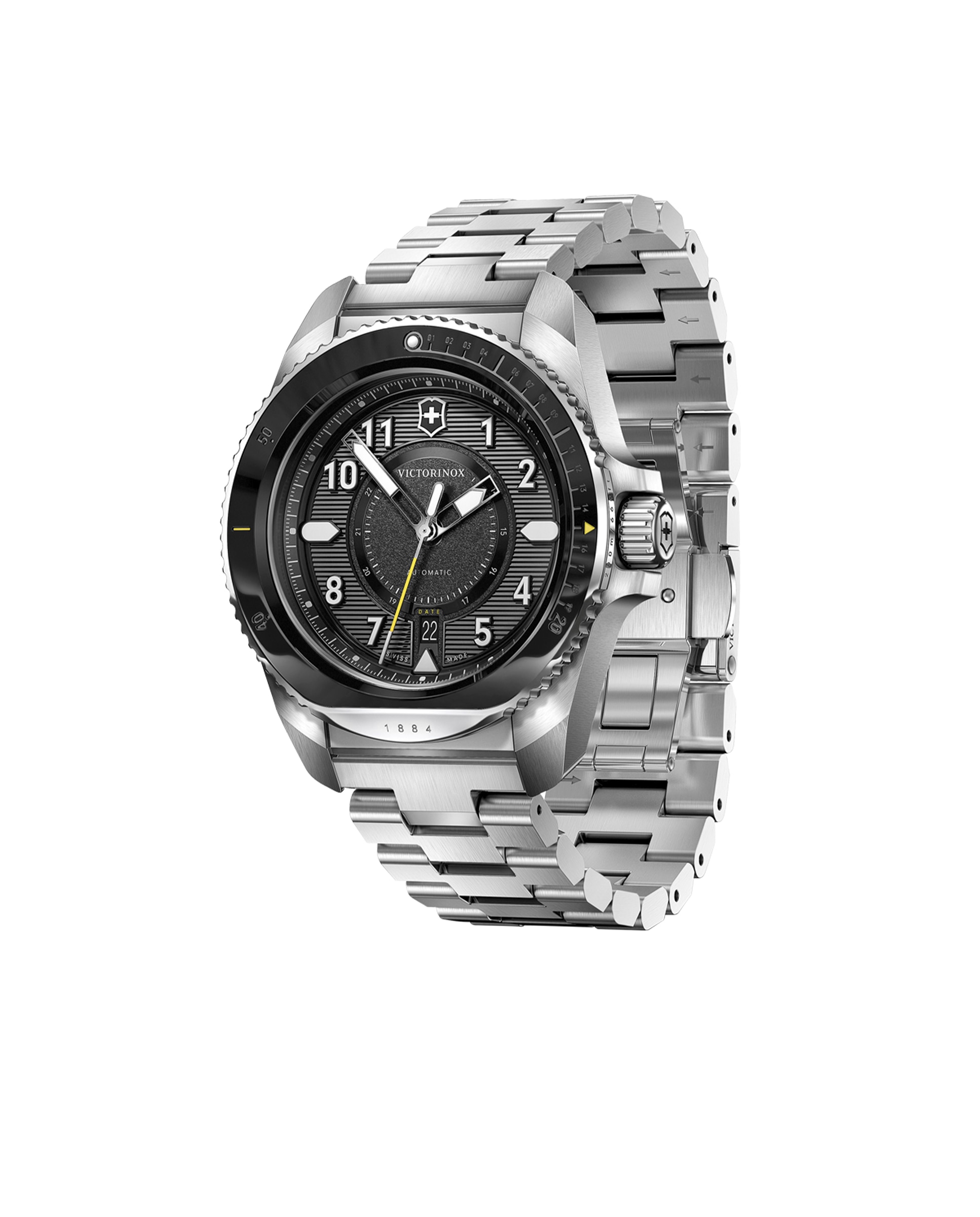 Relógio Automático Journey 1884 V241981 de Aço e Bracelete Prateada em Cinzento Prata-2