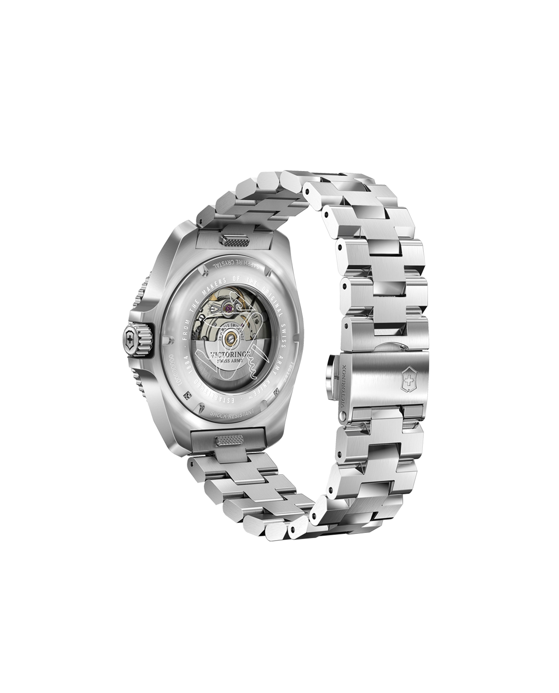 Relógio Automático Journey 1884 V241981 de Aço e Bracelete Prateada em Cinzento Prata-3