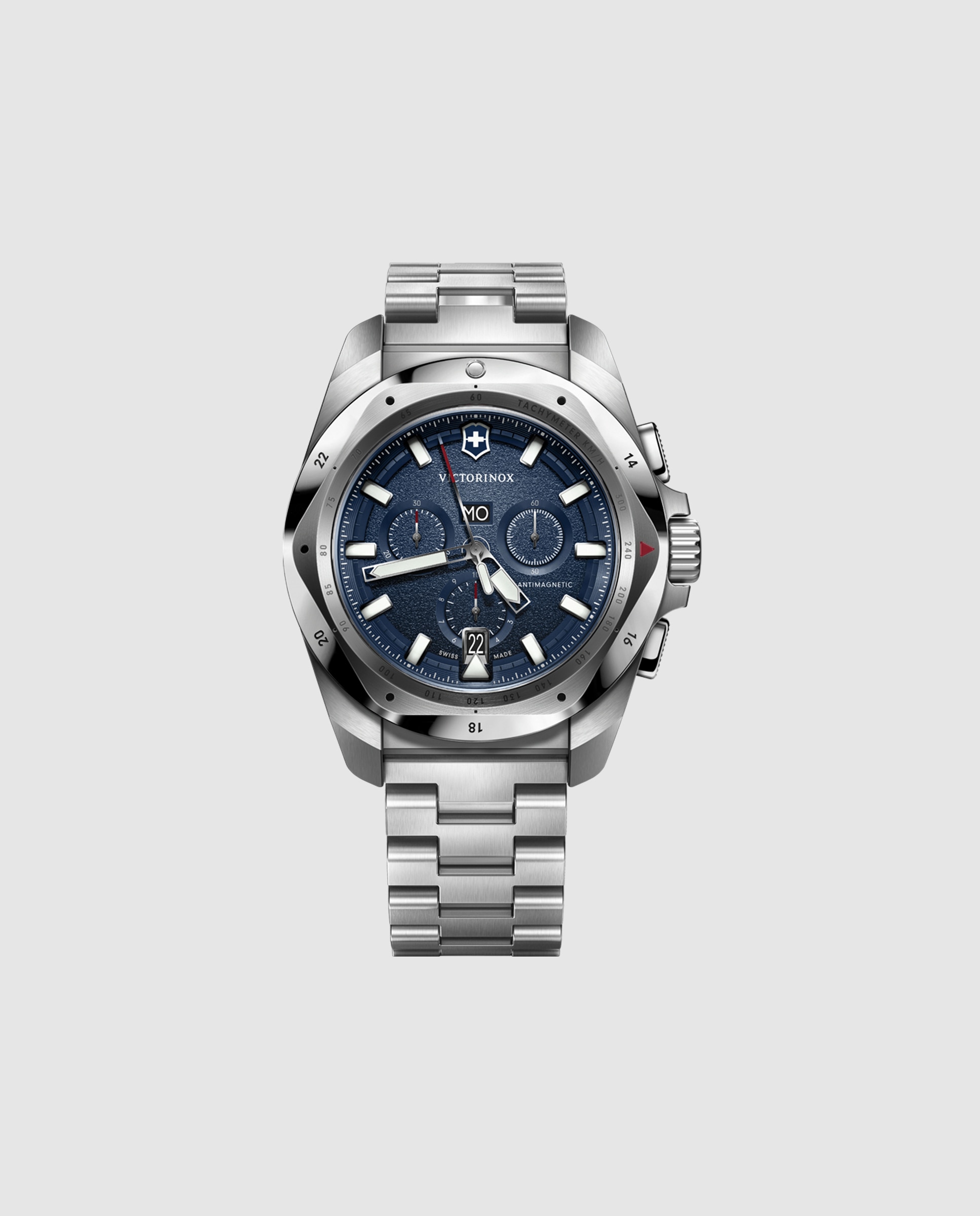 Imagem 0 de Relógio Analógico Inox V241985 de Aço e Bracelete Prateada em Cinzento