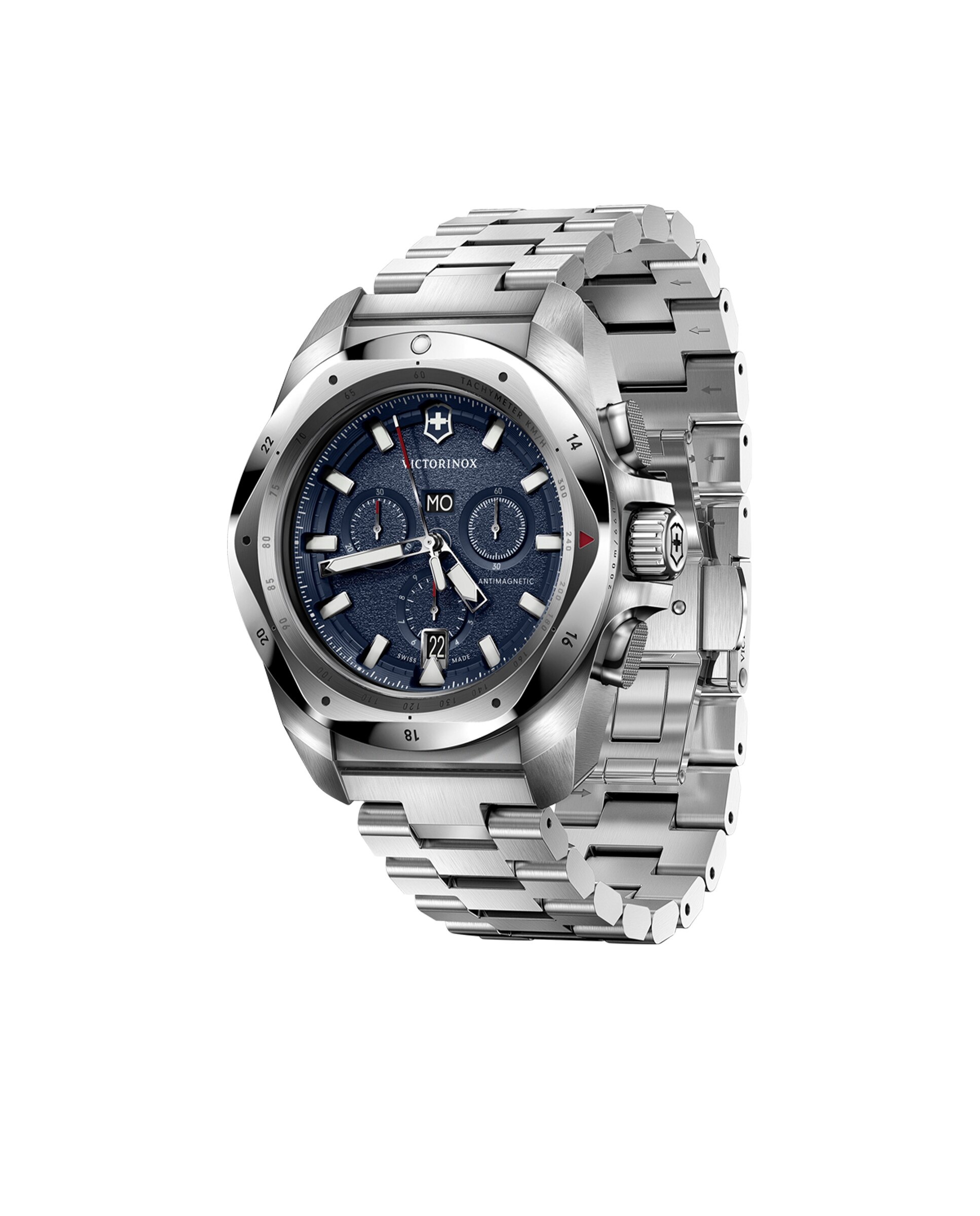 Relógio Analógico Inox V241985 de Aço e Bracelete Prateada em Cinzento Prata-2