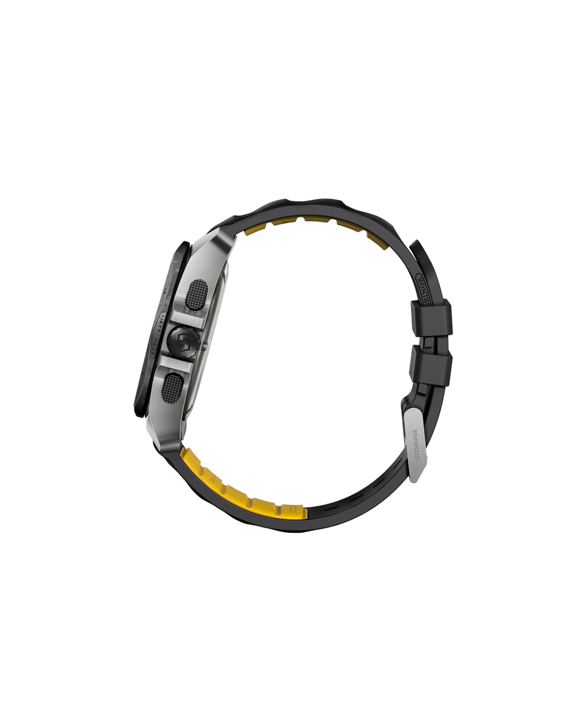 Relógio Analógico Inox V241988 1 de Borracha e Bracelete em Preto Preto-5