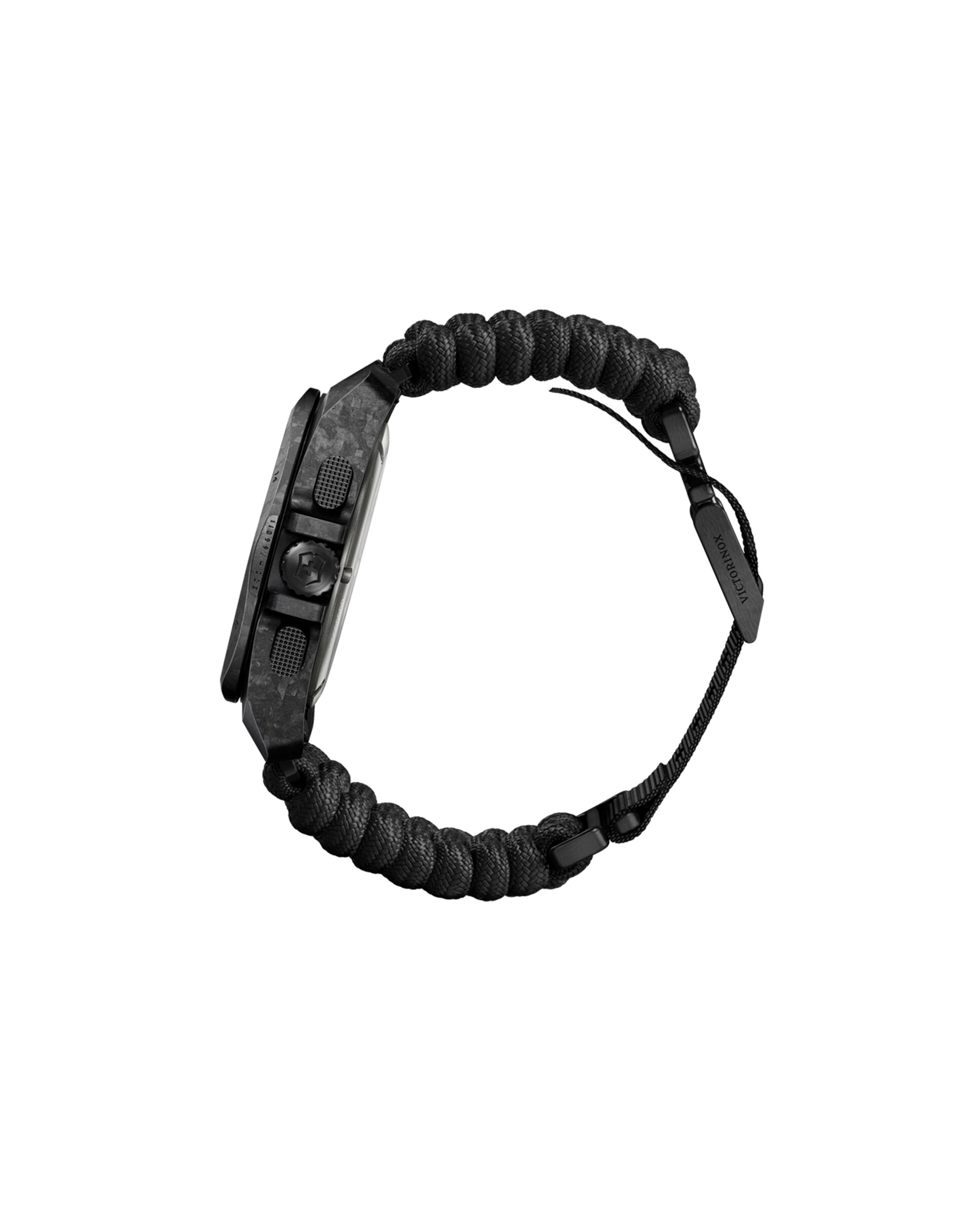 Relógio Analógico Inox V241989 1 de Têxtil e Bracelete em Preto Preto-5