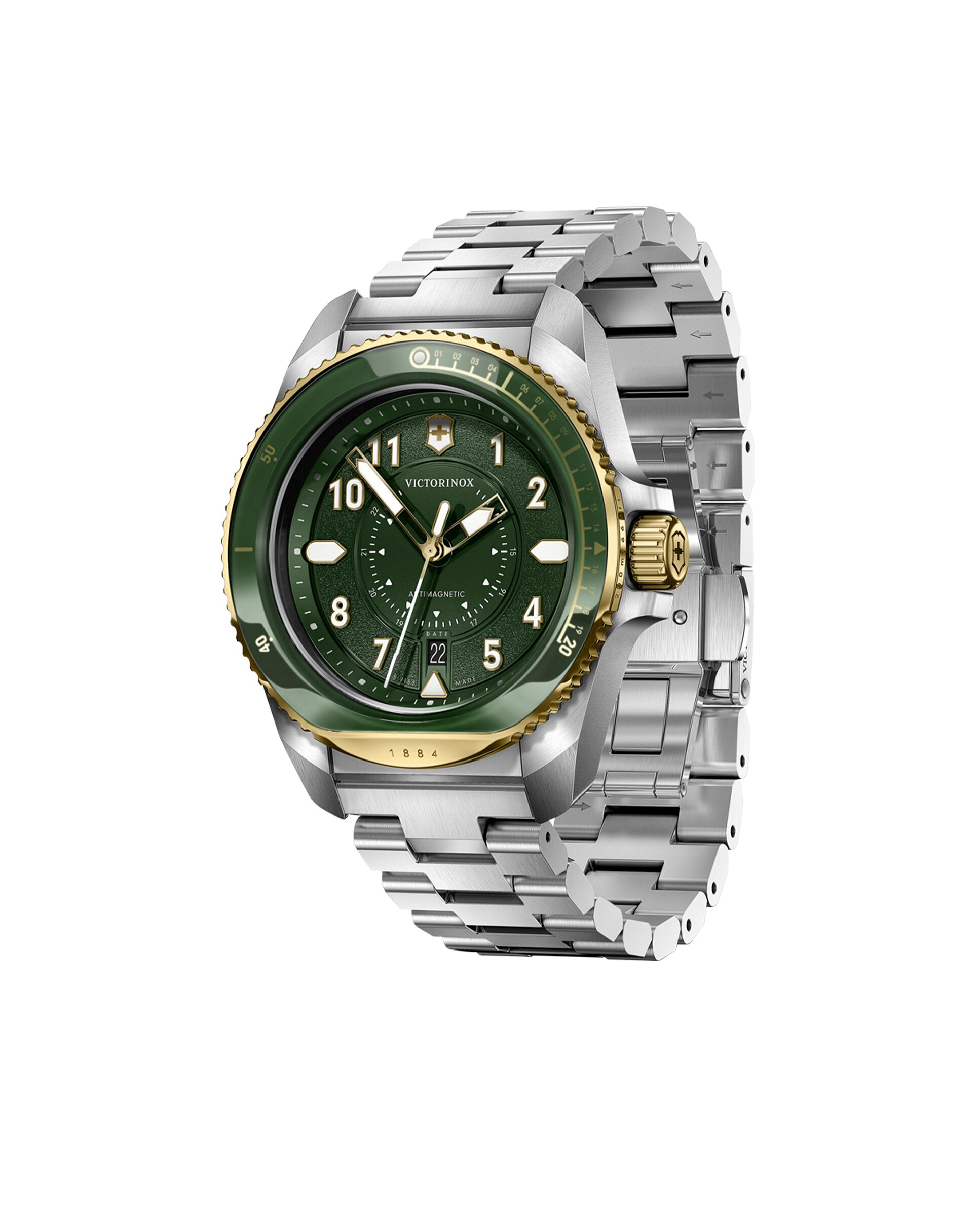 Relógio Analógico Journey 1884 V242012 de Aço e Bracelete Prateada em Cinzento Prata-2