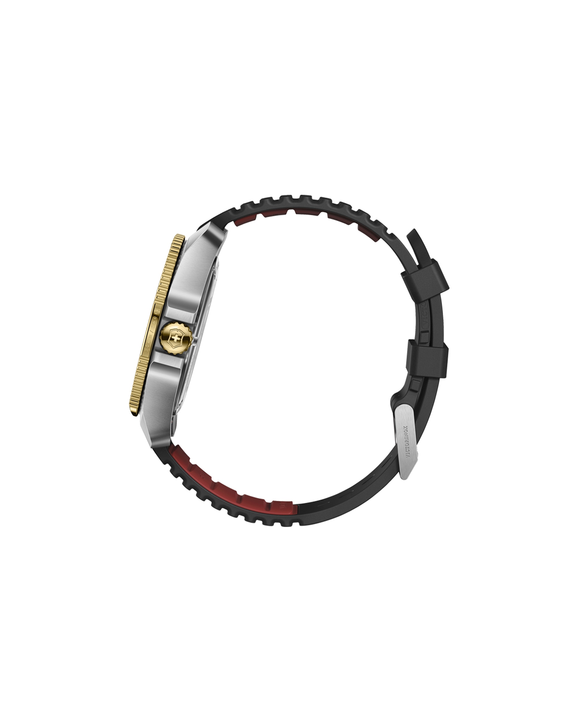 Relógio Analógico Journey 1884 V242014 de Borracha e Bracelete em Preto Preto / Crómio-4