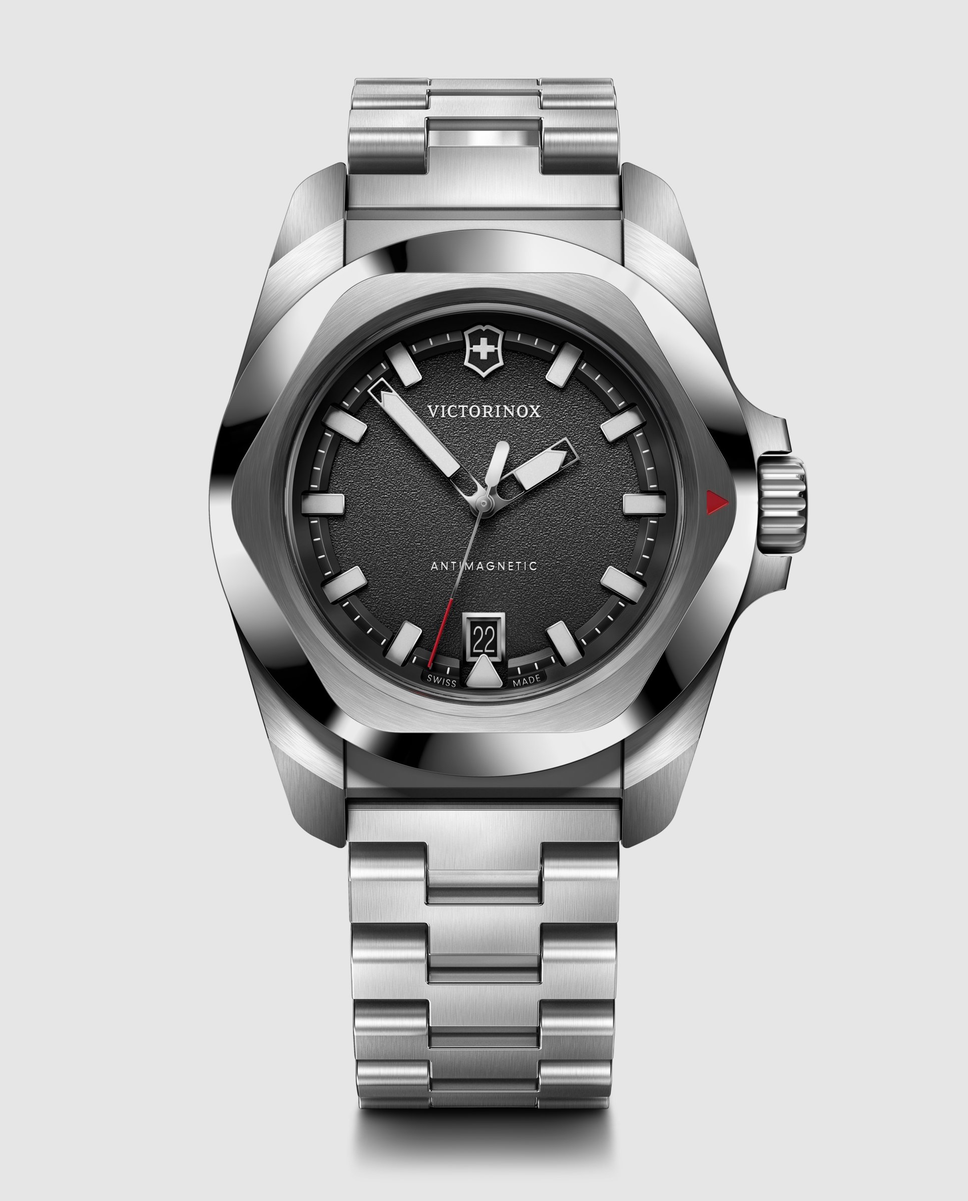 Relógio Analógico Inox V242030 de Aço e Bracelete Prateada Cinzento-1