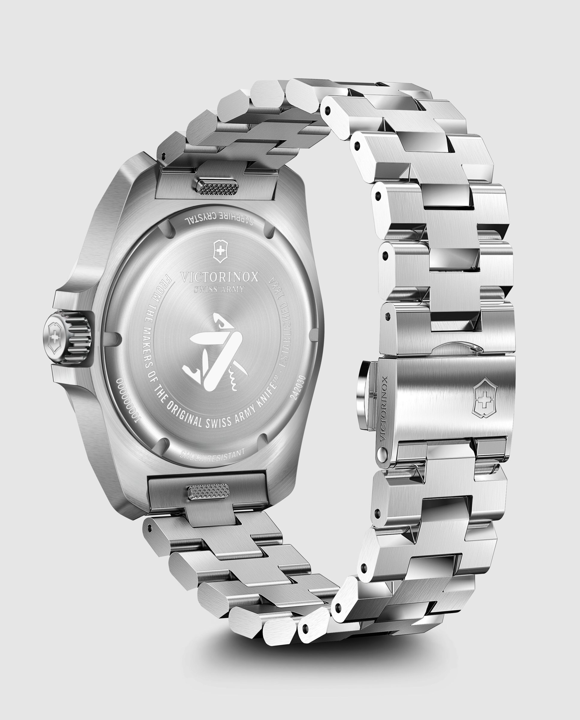 Relógio Analógico Inox V242030 de Aço e Bracelete Prateada Cinzento-3
