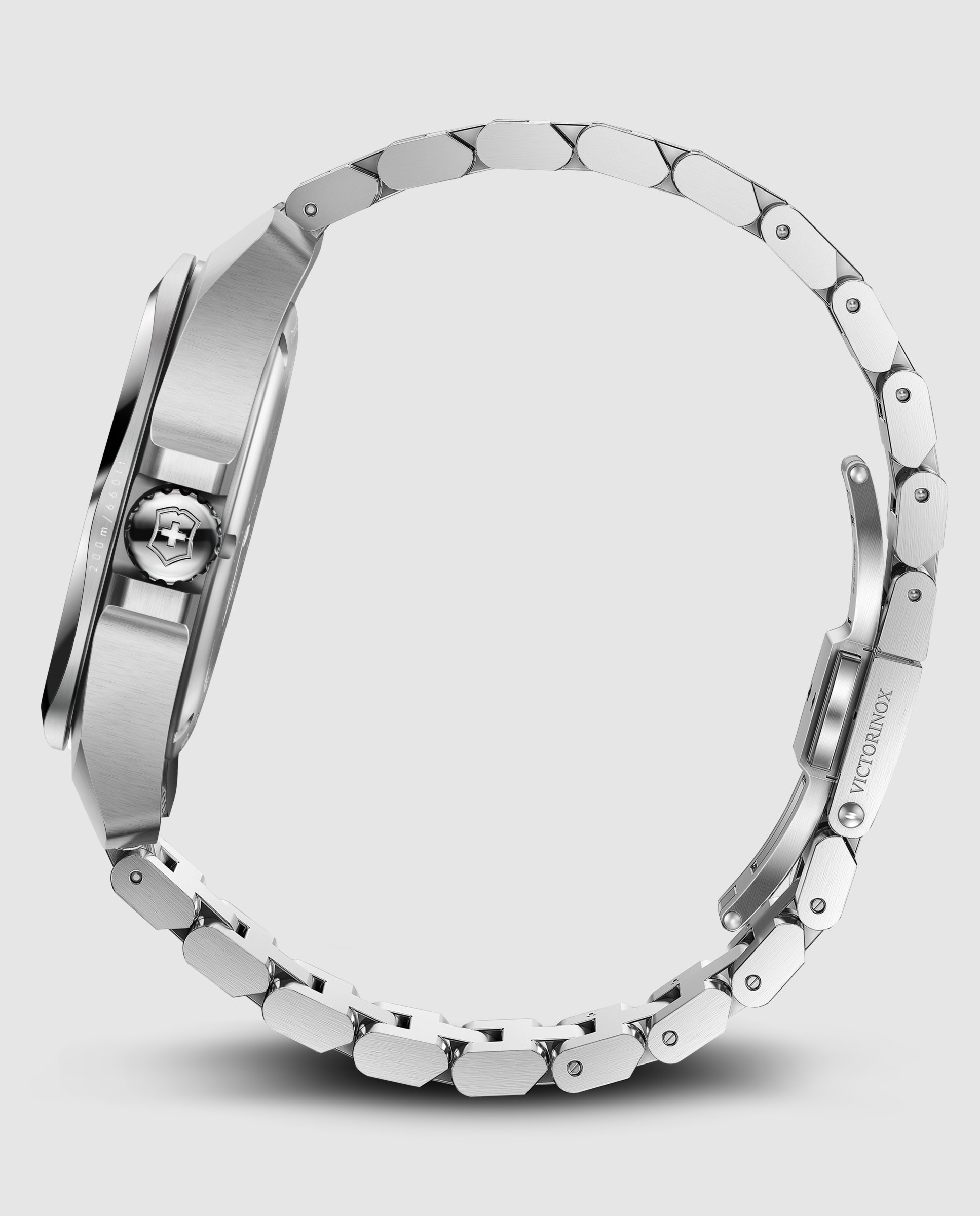Relógio Analógico Inox V242031 de Aço e Bracelete Prateada Azul-4