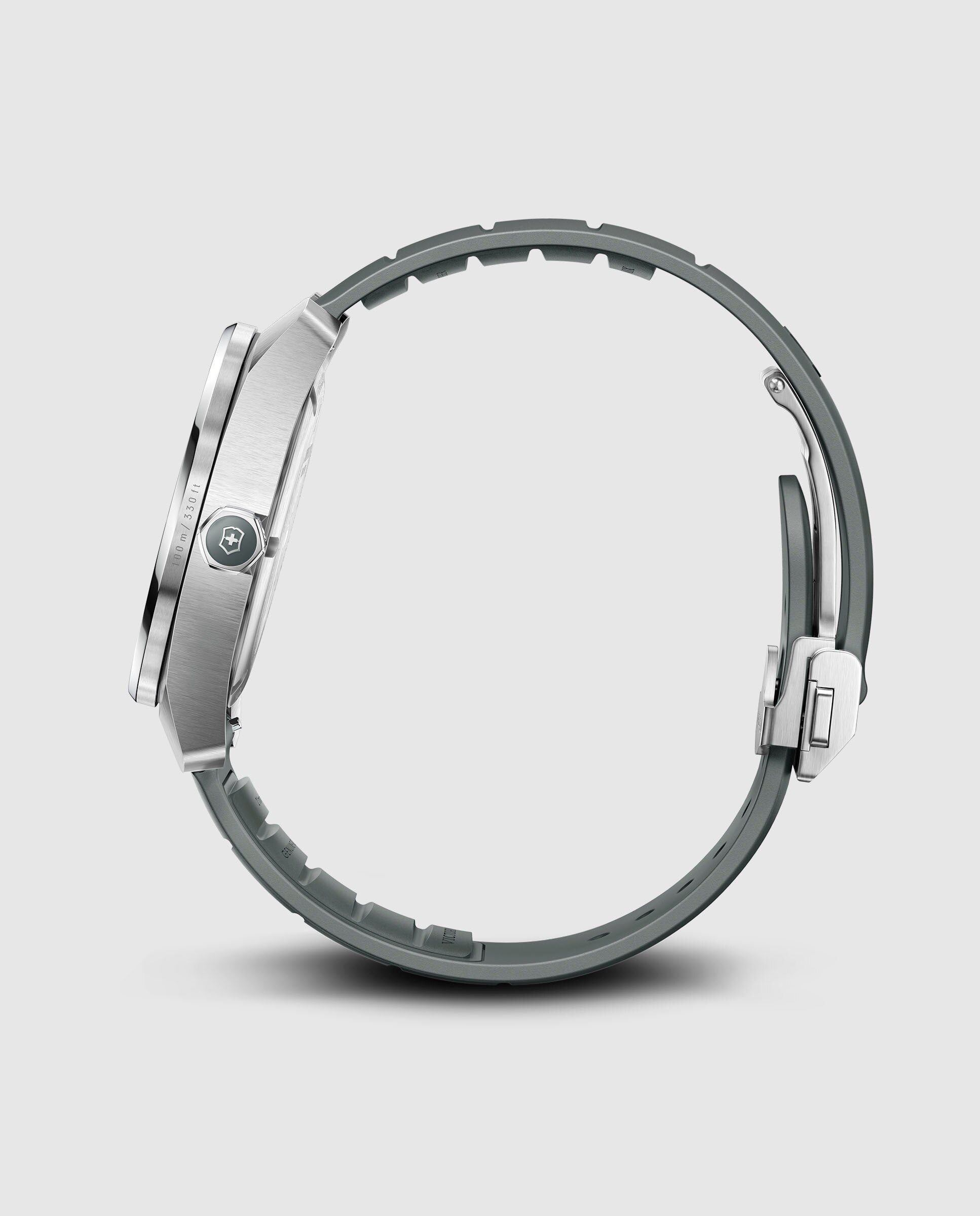 Relógio Concept One V242052 de Borracha e Bracelete em Cinzento Cinzento-3