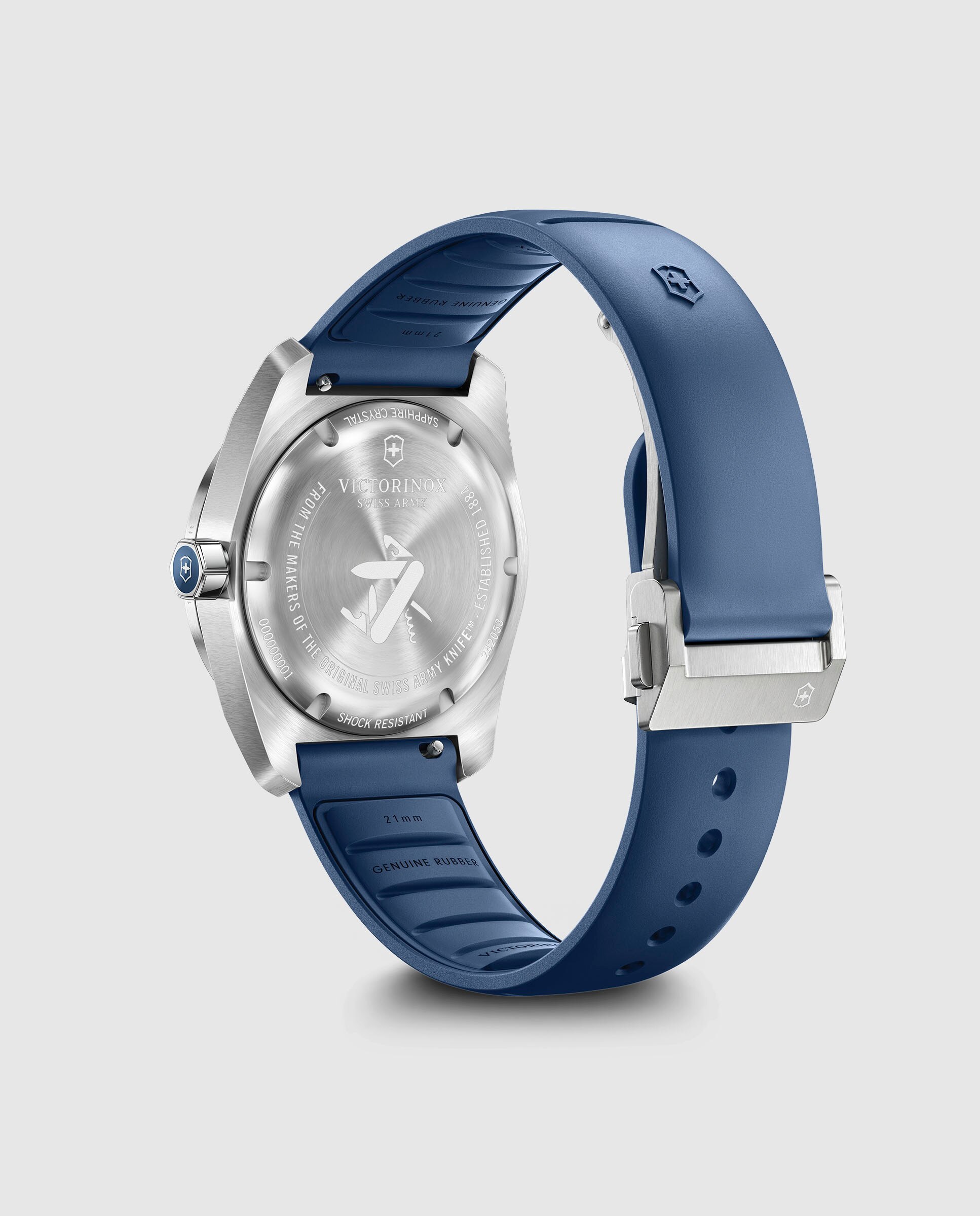 Relógio Concept One V242053 de Borracha e Bracelete Azul Azul-2