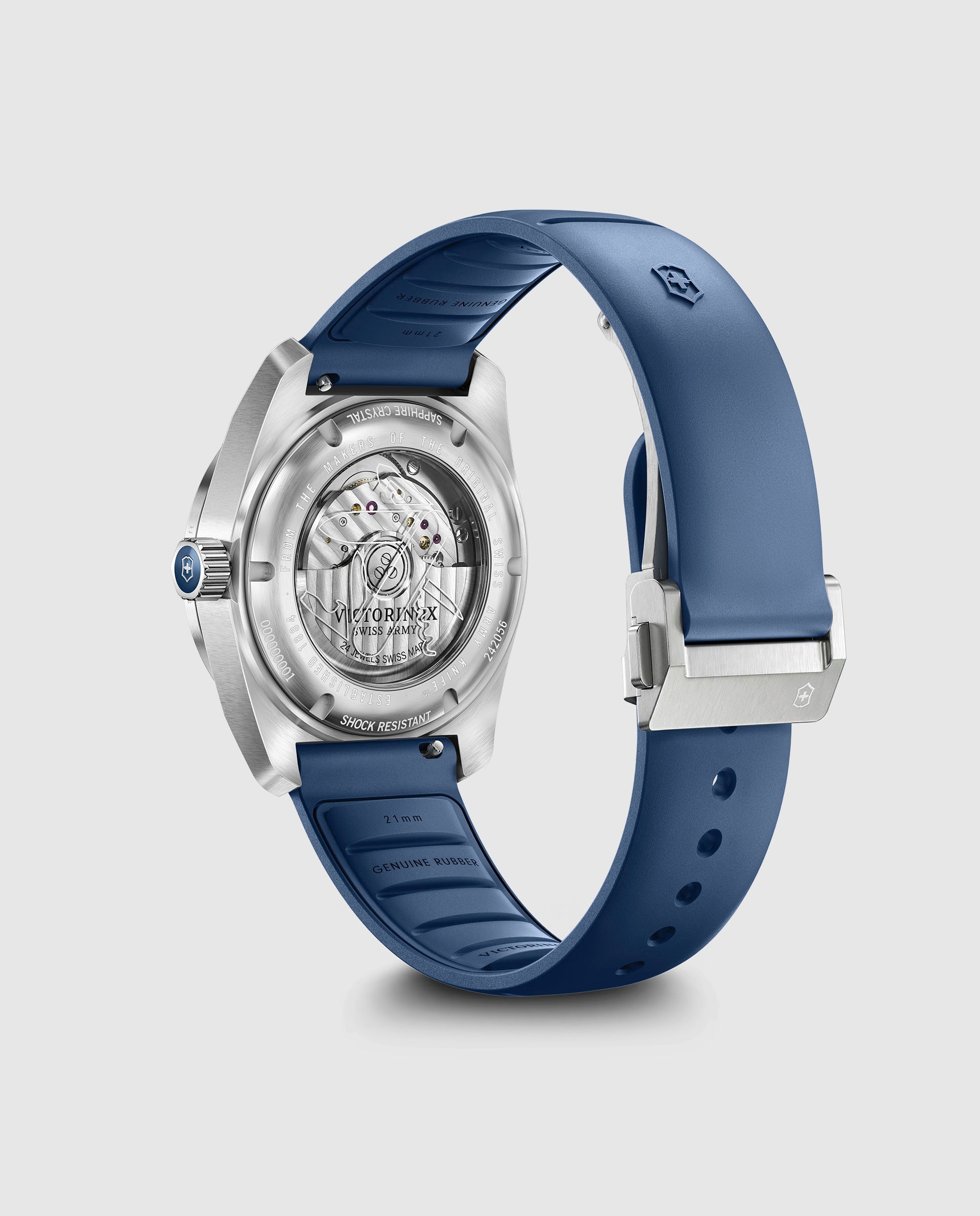 Relógio Concept One V242056 Automático de Borracha e Bracelete Azul Azul-2