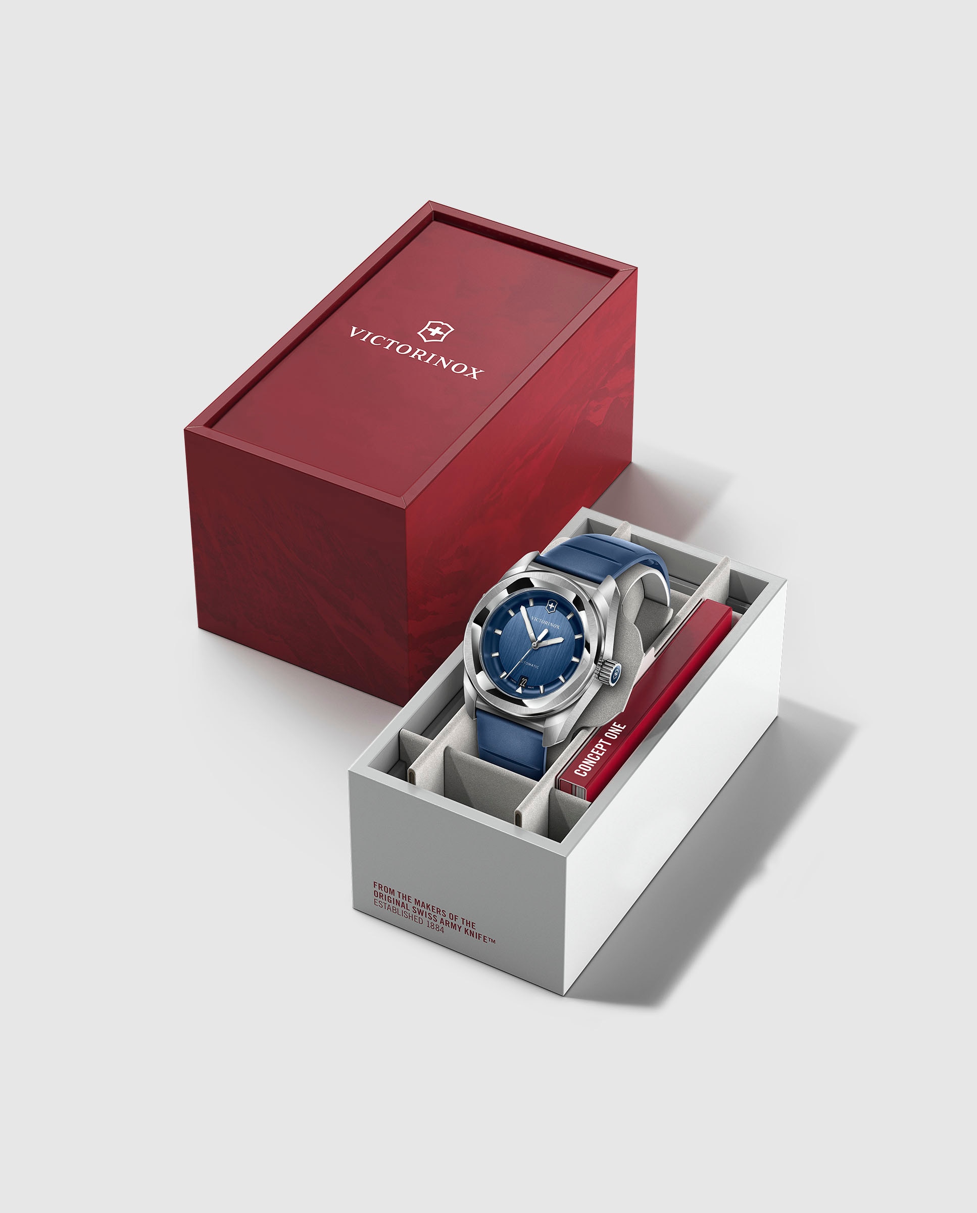 Relógio Concept One V242056 Automático de Borracha e Bracelete Azul Azul-4