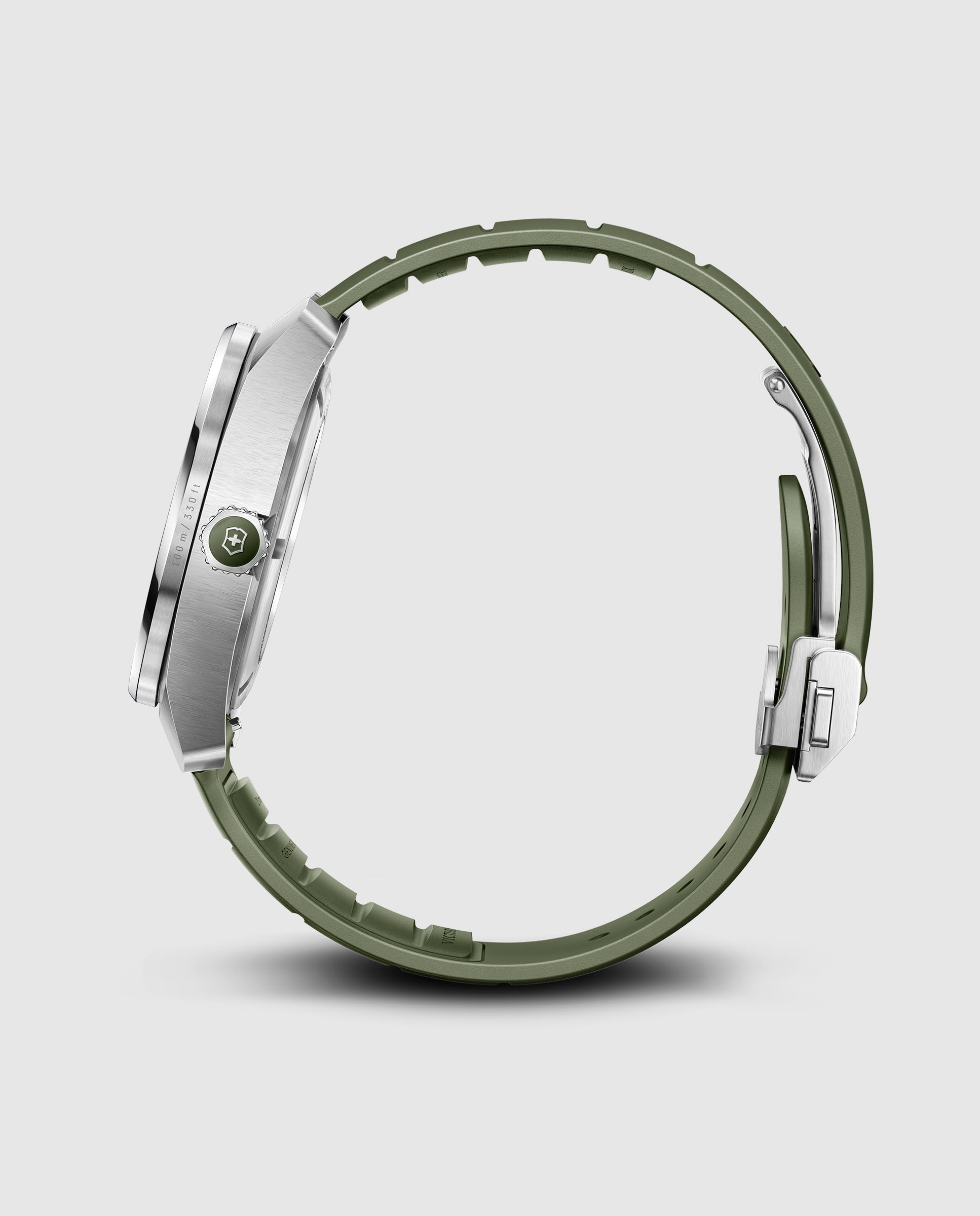 Relógio Concept One V242058 Automático de Borracha e Correia Verde Verde-4