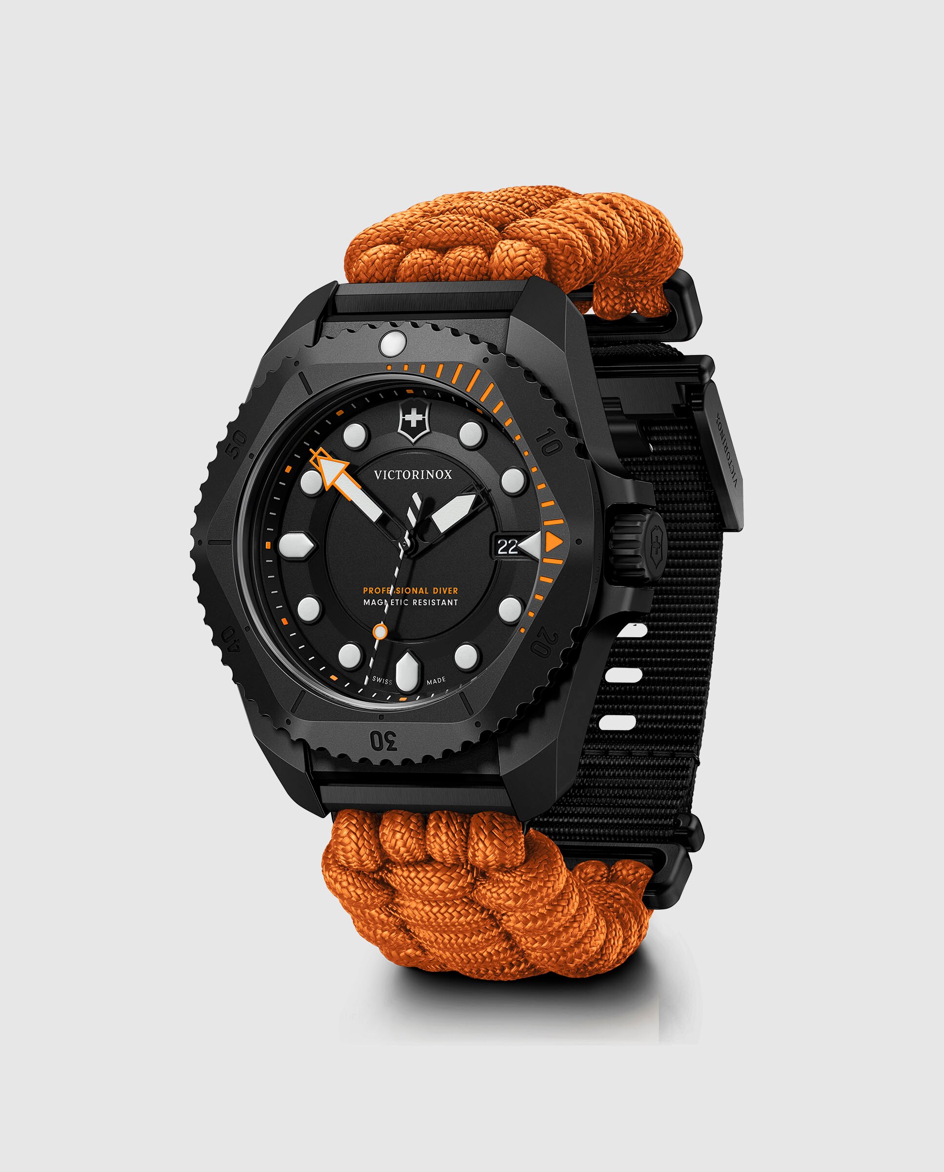 Relógio Dive Pro V2420691 de Têxtil e Bracelete Laranja Laranja-2