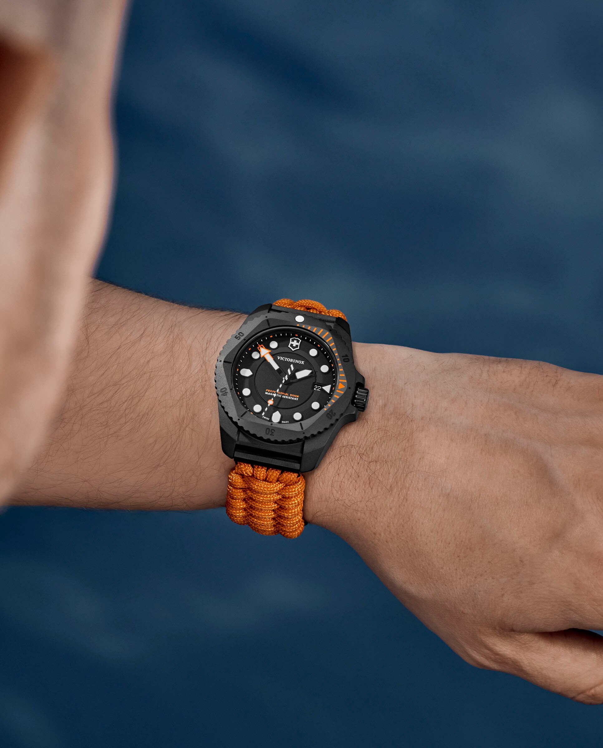 Relógio Dive Pro V2420691 de Têxtil e Bracelete Laranja Laranja-6
