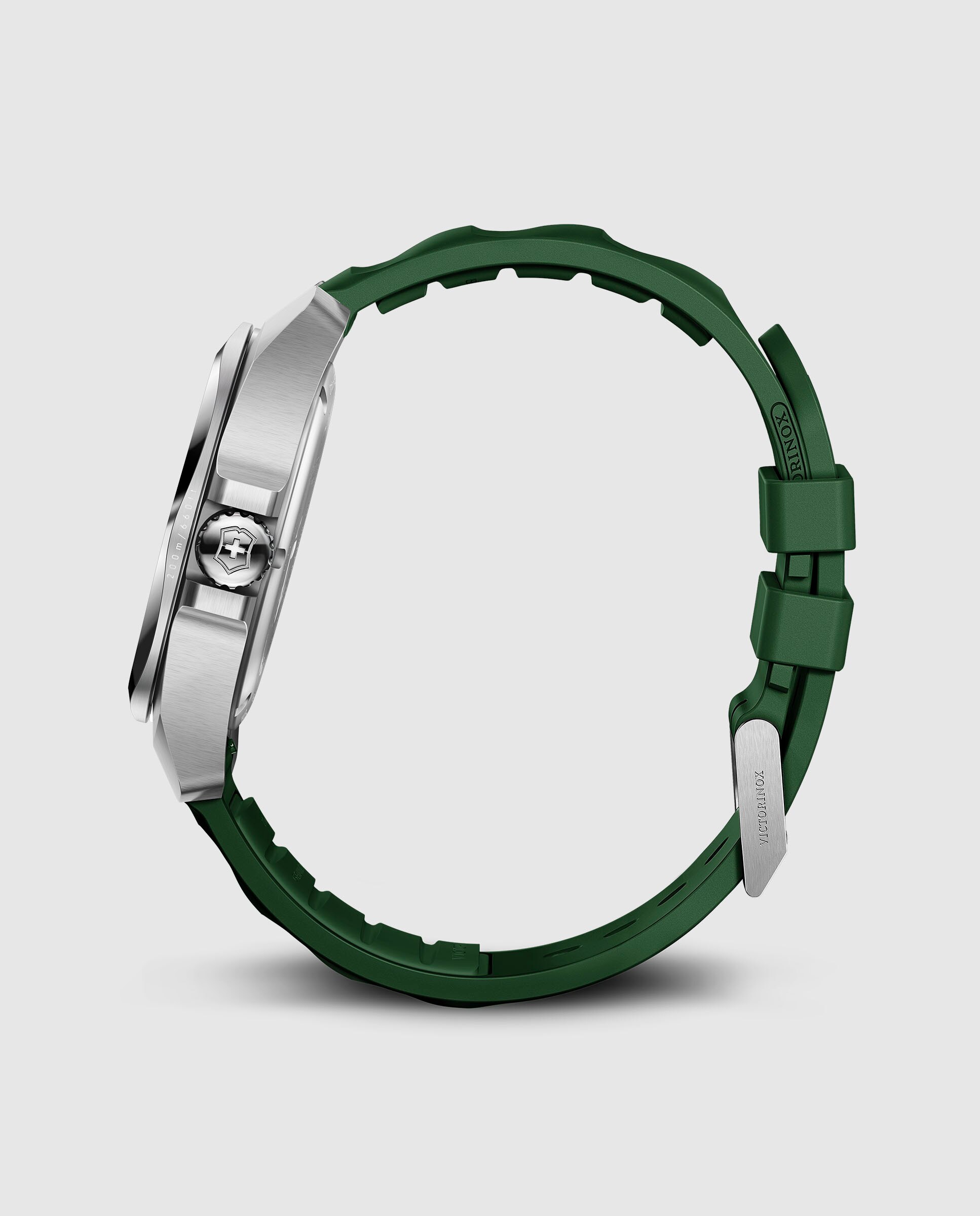 Relógio Inox V242085 de Borracha e Bracelete Verde Verde-4