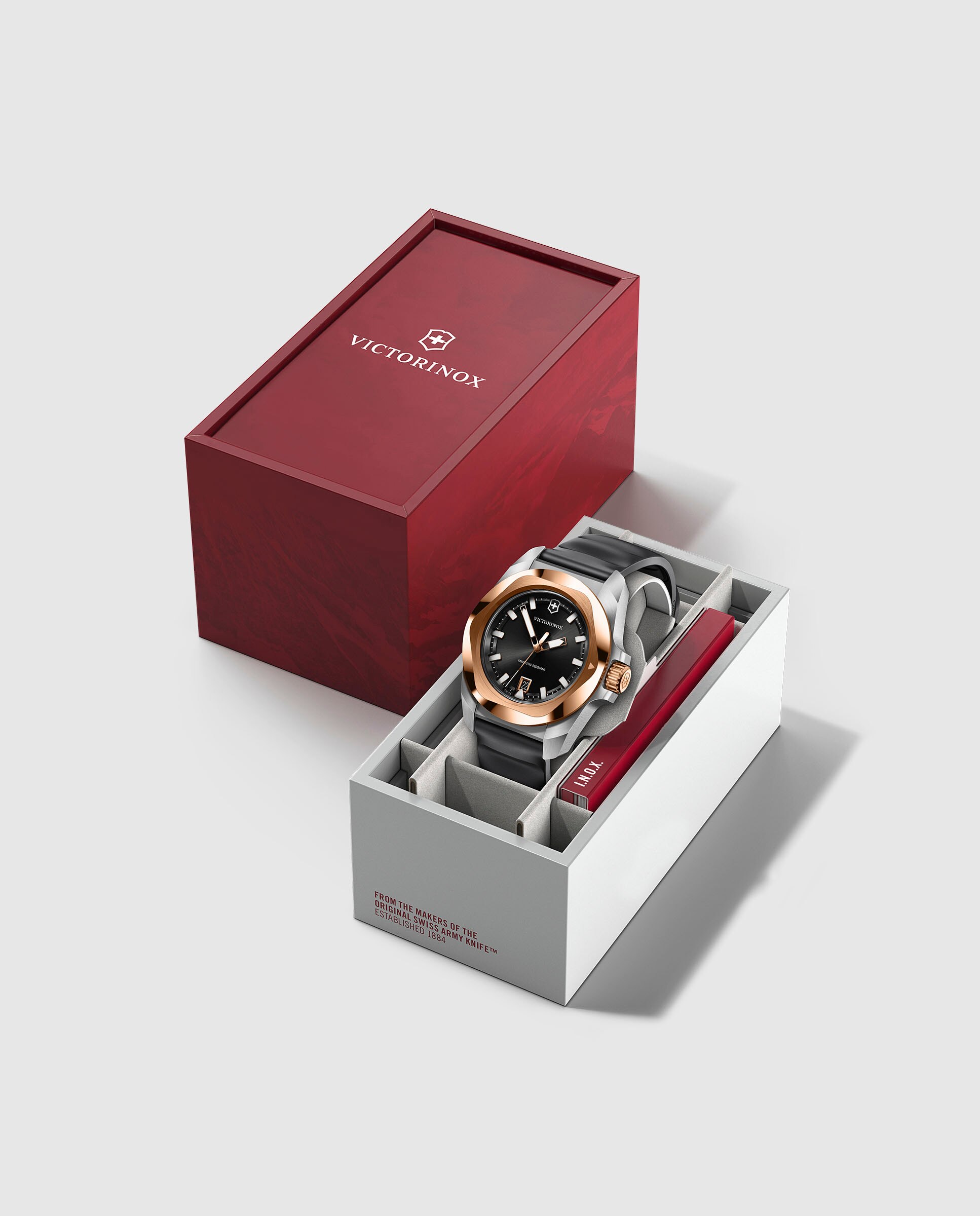 Relógio Inox V242087 de Borracha e Bracelete Preta Preto-5