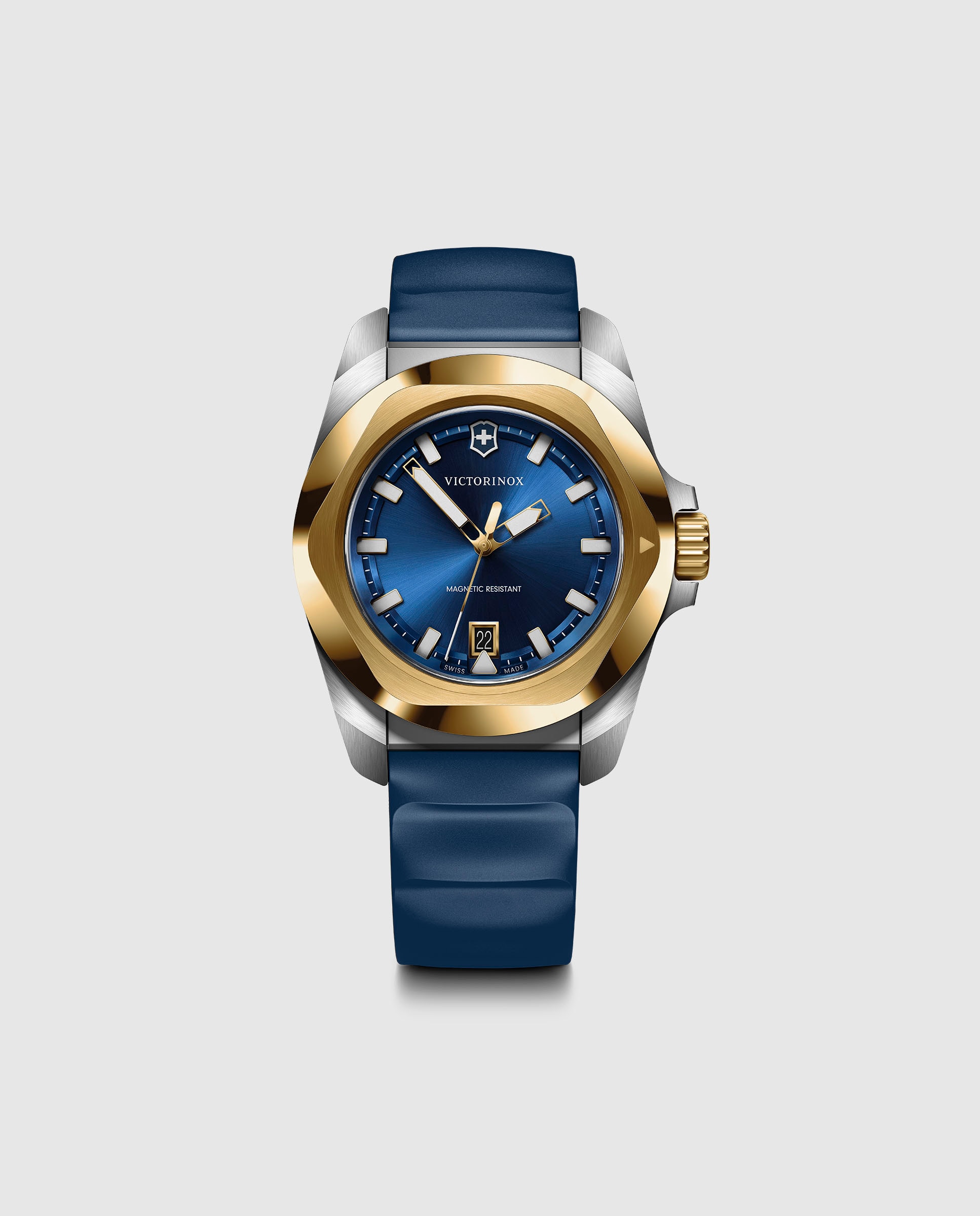 Relógio Inox V242088 de Borracha e Bracelete Azul Azul-1