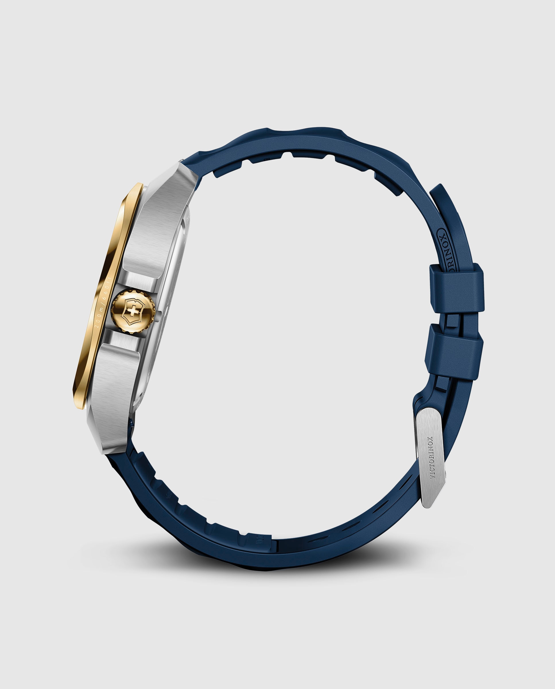 Relógio Inox V242088 de Borracha e Bracelete Azul Azul-3
