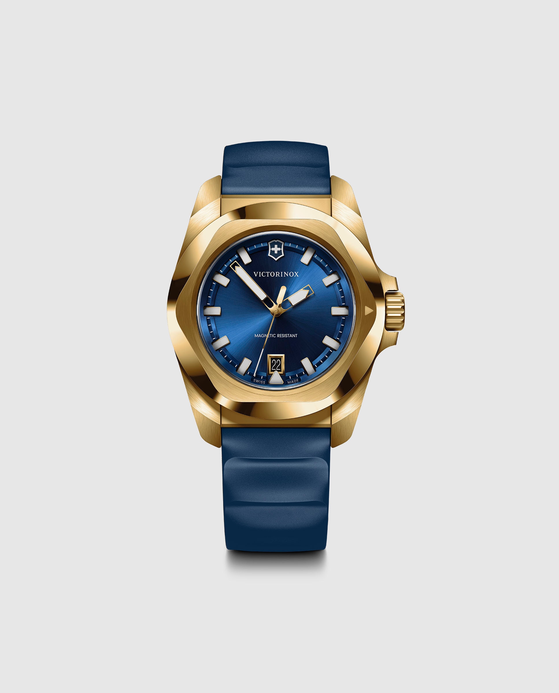 Relógio Inox V242090 de Borracha e Bracelete Azul Azul-1