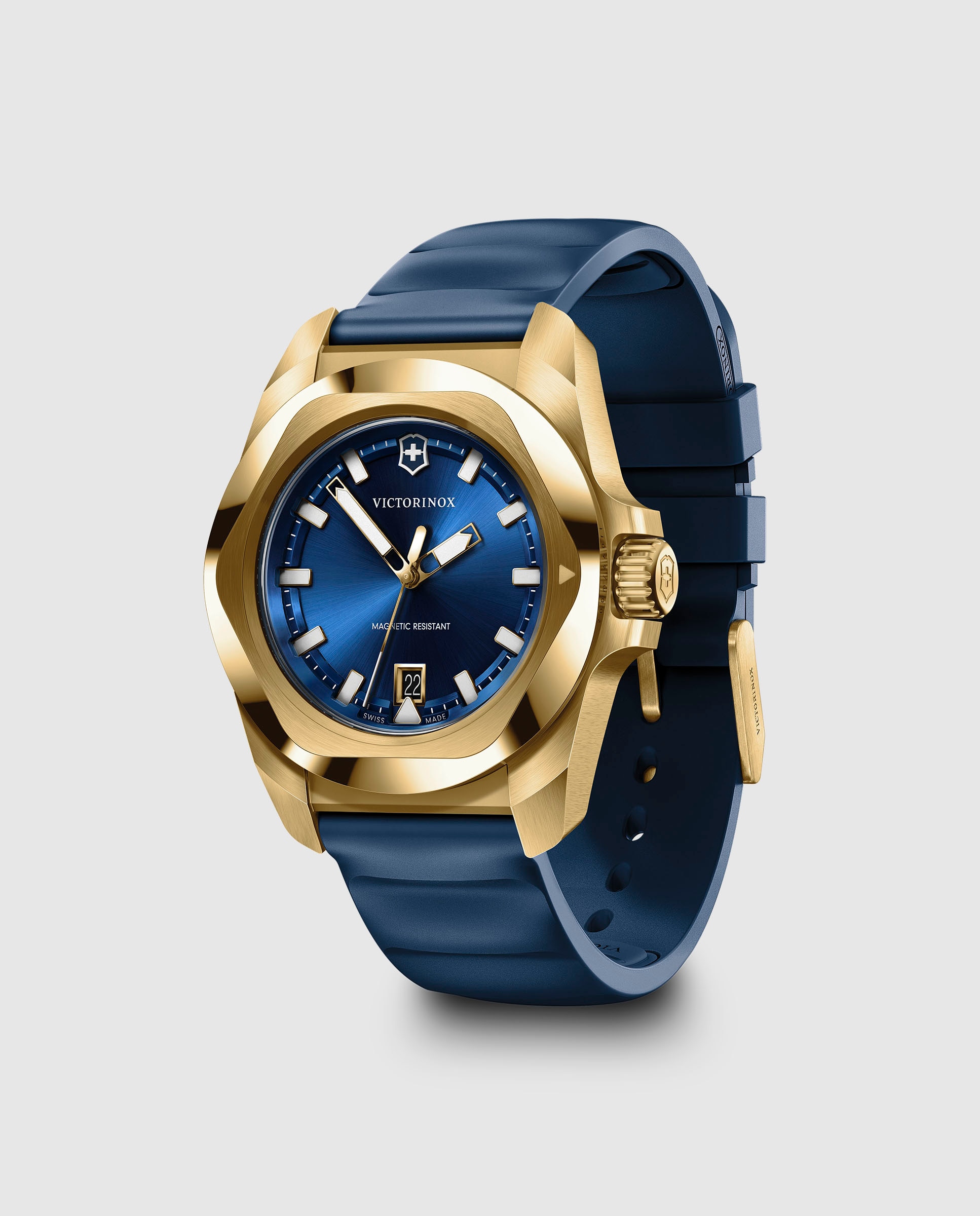 Relógio Inox V242090 de Borracha e Bracelete Azul Azul-2