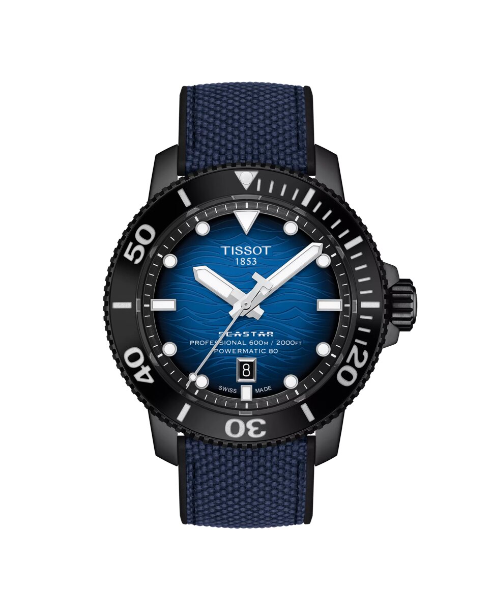 Relógio Seastar 2000 Profesional T1206073704100 Automático - Azul Azul-1