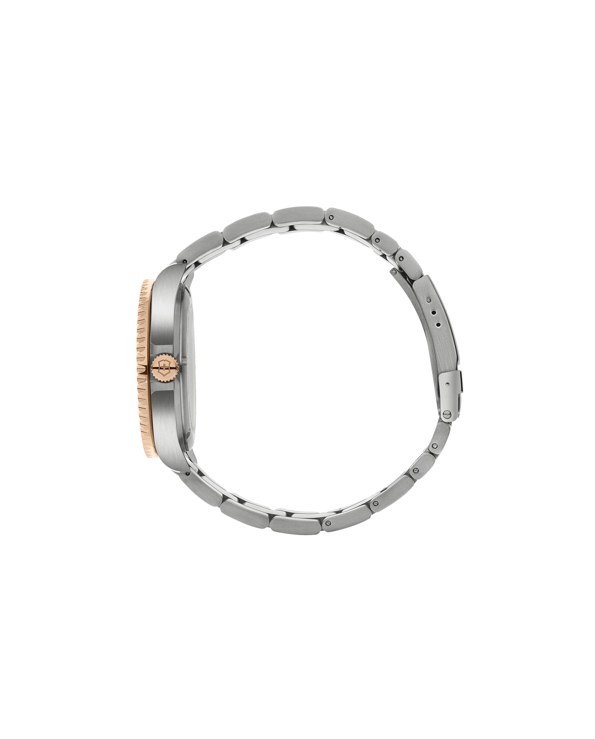 Relógio Analógico Maverick V241950 de Aço e Bracelete Bicolor em Ouro Rosa Prata / Rosa-4