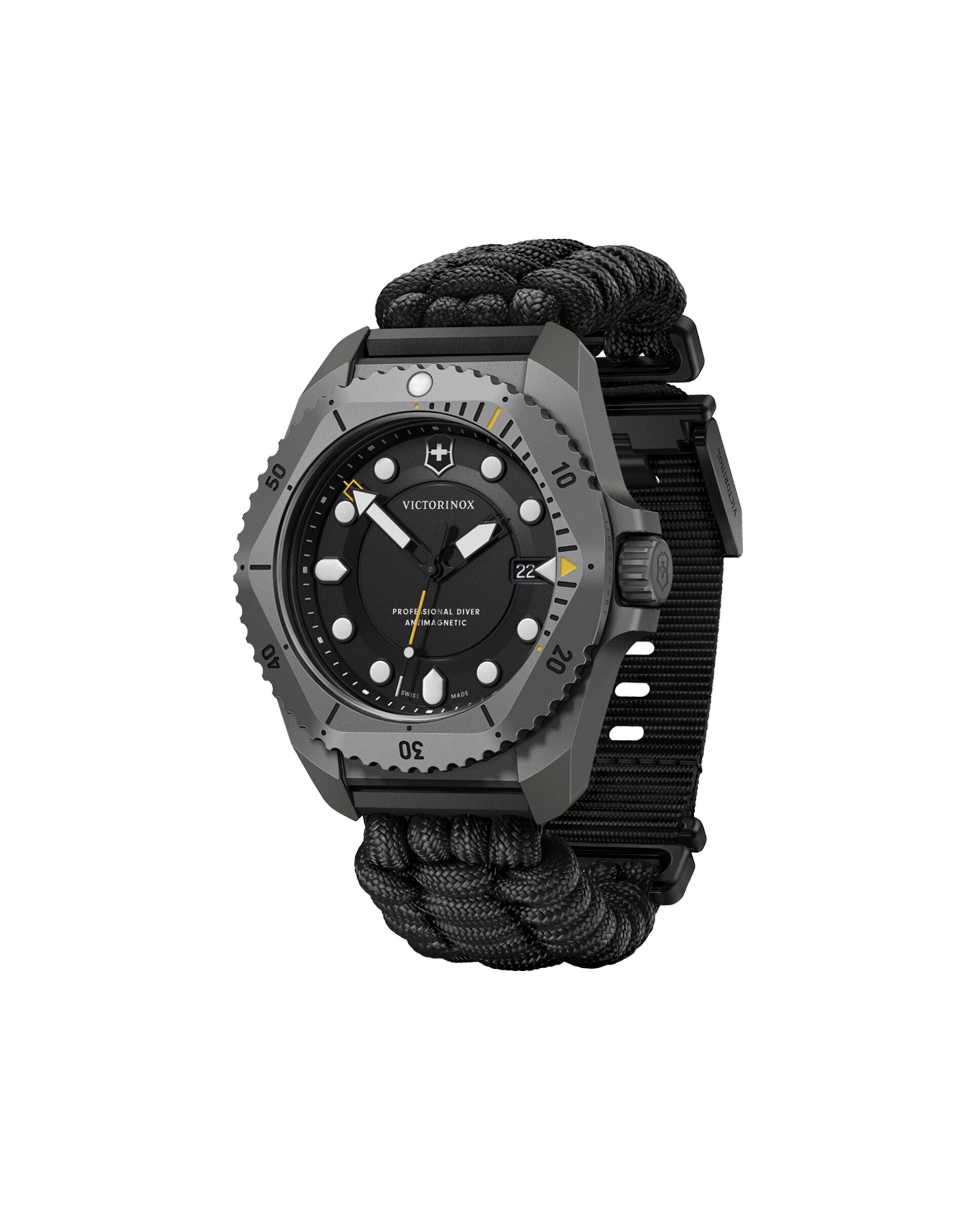 Relógio Analógico Dive Pro V241993 1 de Borracha e Correia em Preto Preto-3