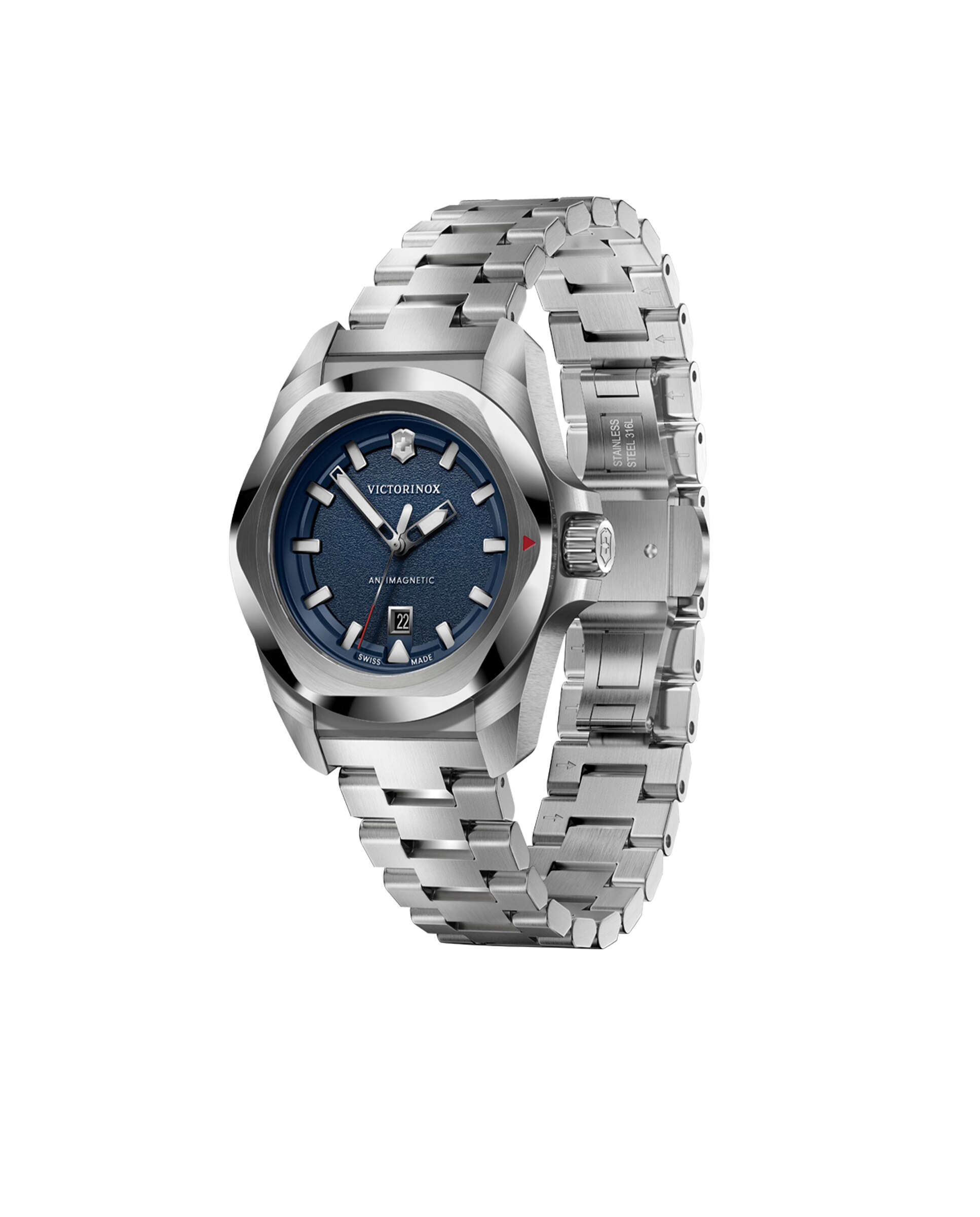 Relógio Analógico Inox V242038 de Aço e Bracelete Prateada em Cinzento Prata-2