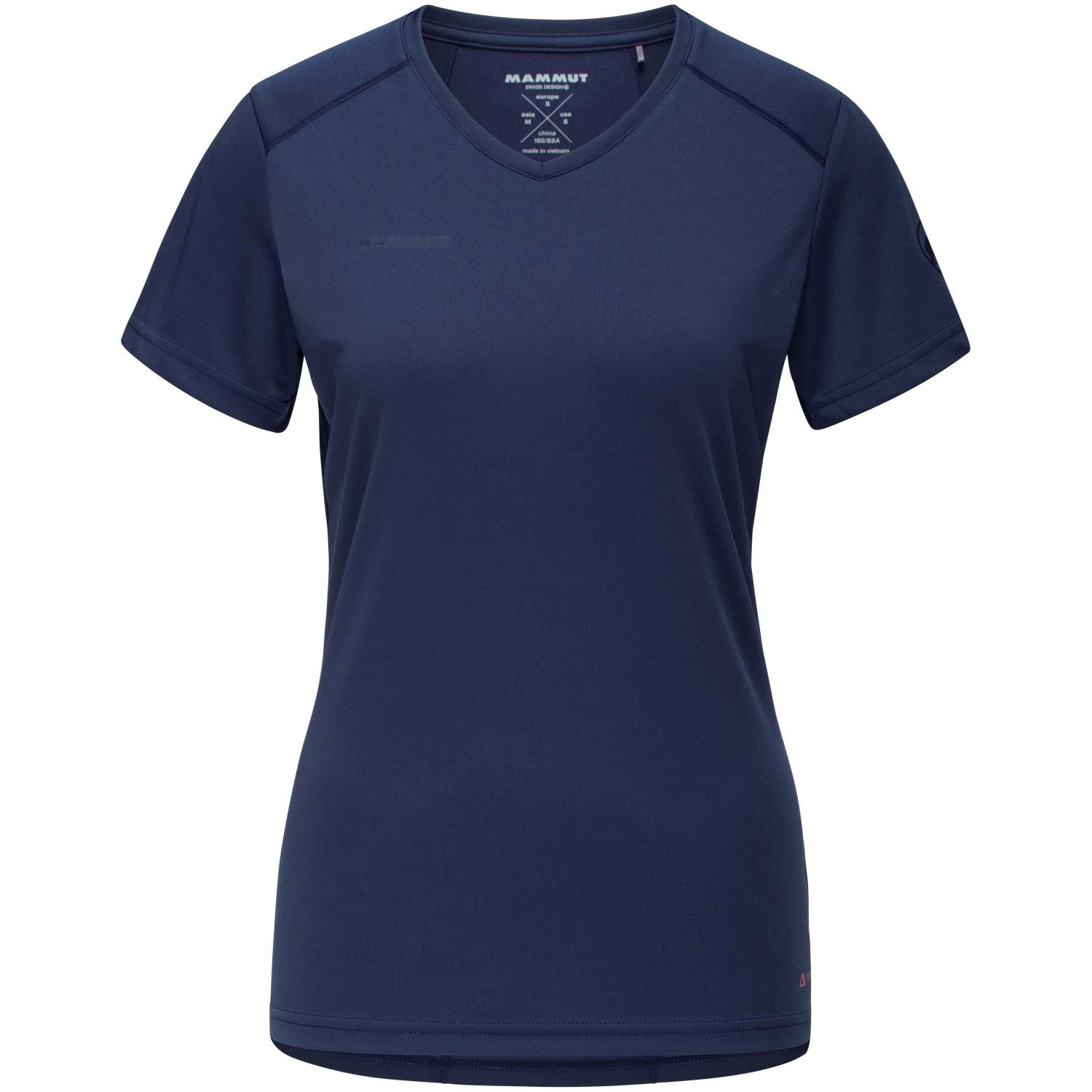 T-shirt de Montanha Sertig Mammut Azul-marinho-3