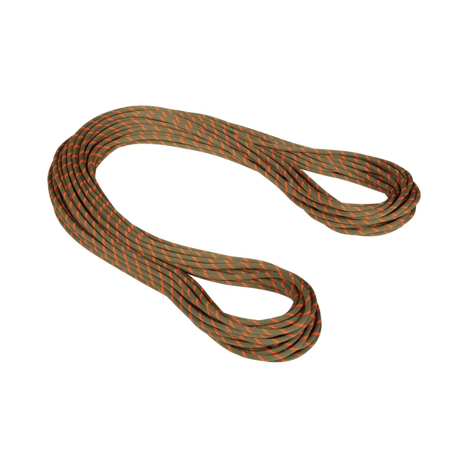 Corda Dupla Gémea 8 Mm Alpine Dry Standard Mammut Verde-1