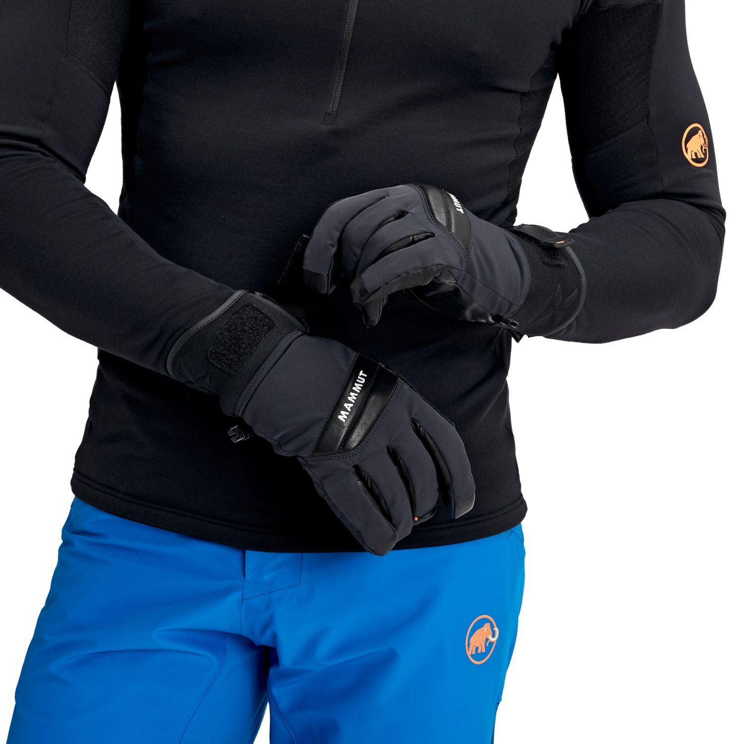 Luvas de Montanha Unissexo Nordwand Pro Mammut Preto-2