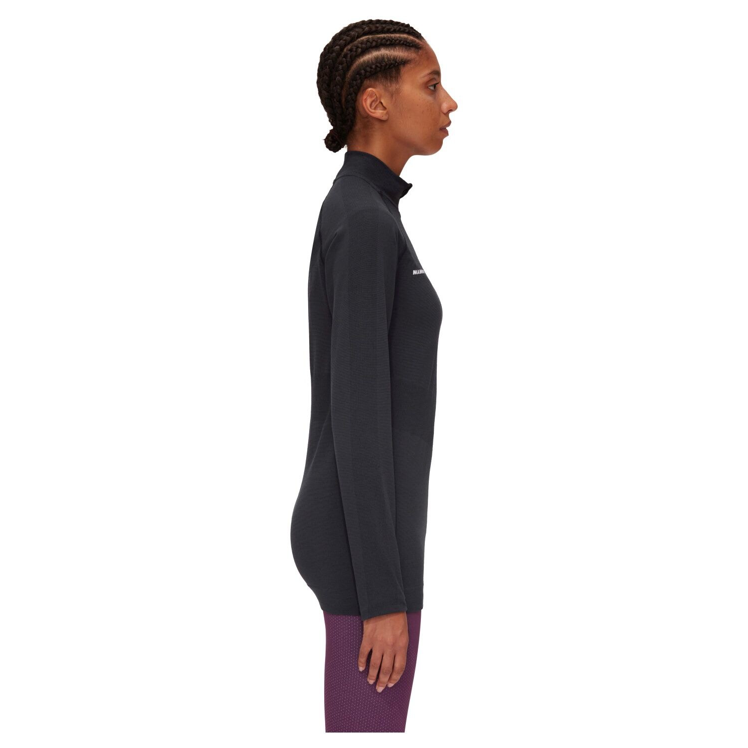 T-shirt de Montanha Trift Half Zip Mammut Preto-5