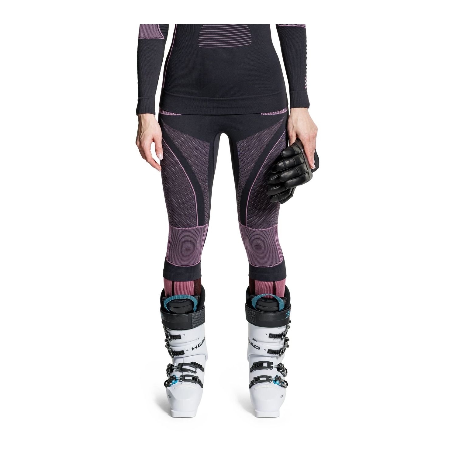 Leggings de Ski Energy Accumulator 4 0 X-bionic Cinzento / Rosa-6
