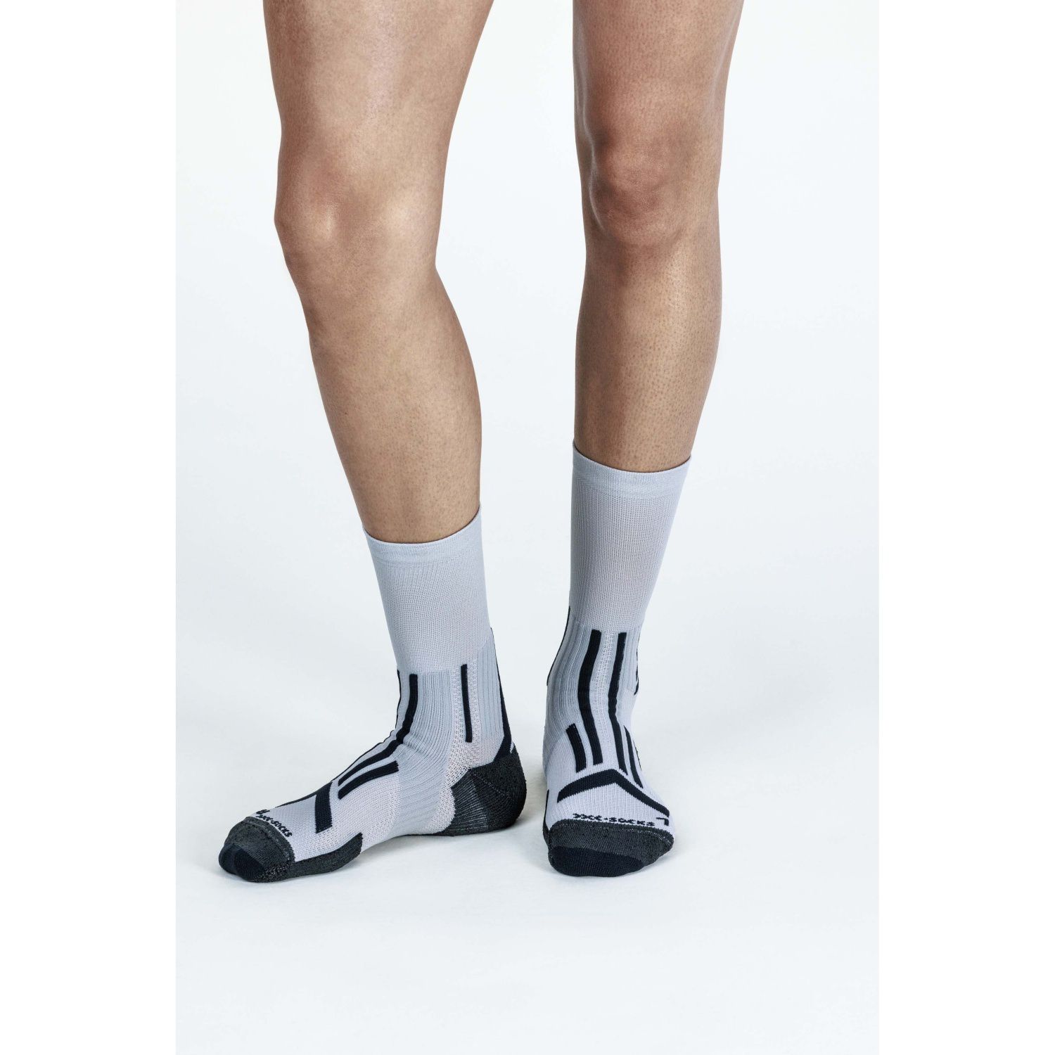 Meias de Trail Running Perform Crew X-socks Cinzento-claro-2