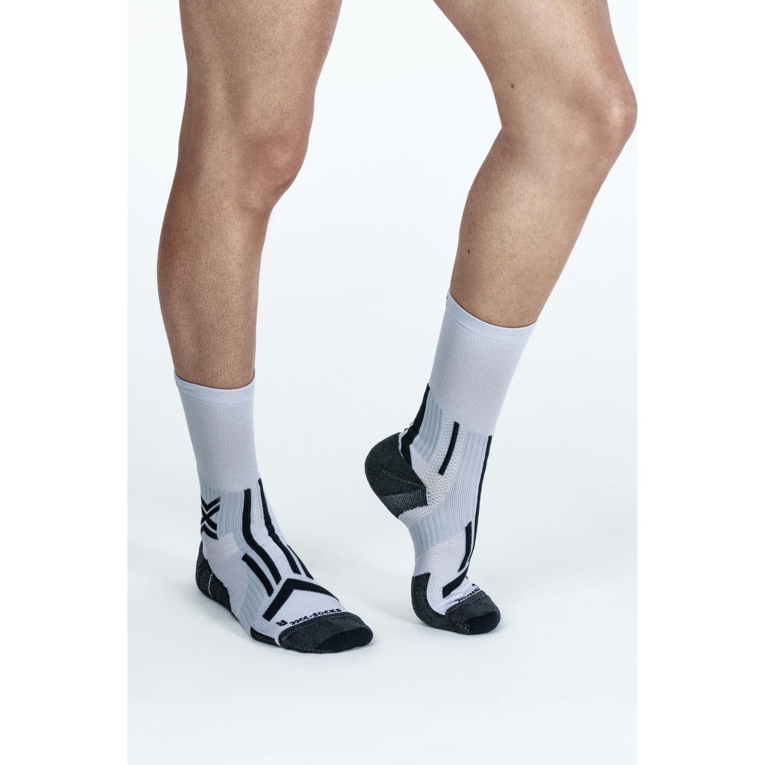 Meias de Trail Running Perform Crew X-socks Cinzento-claro-3