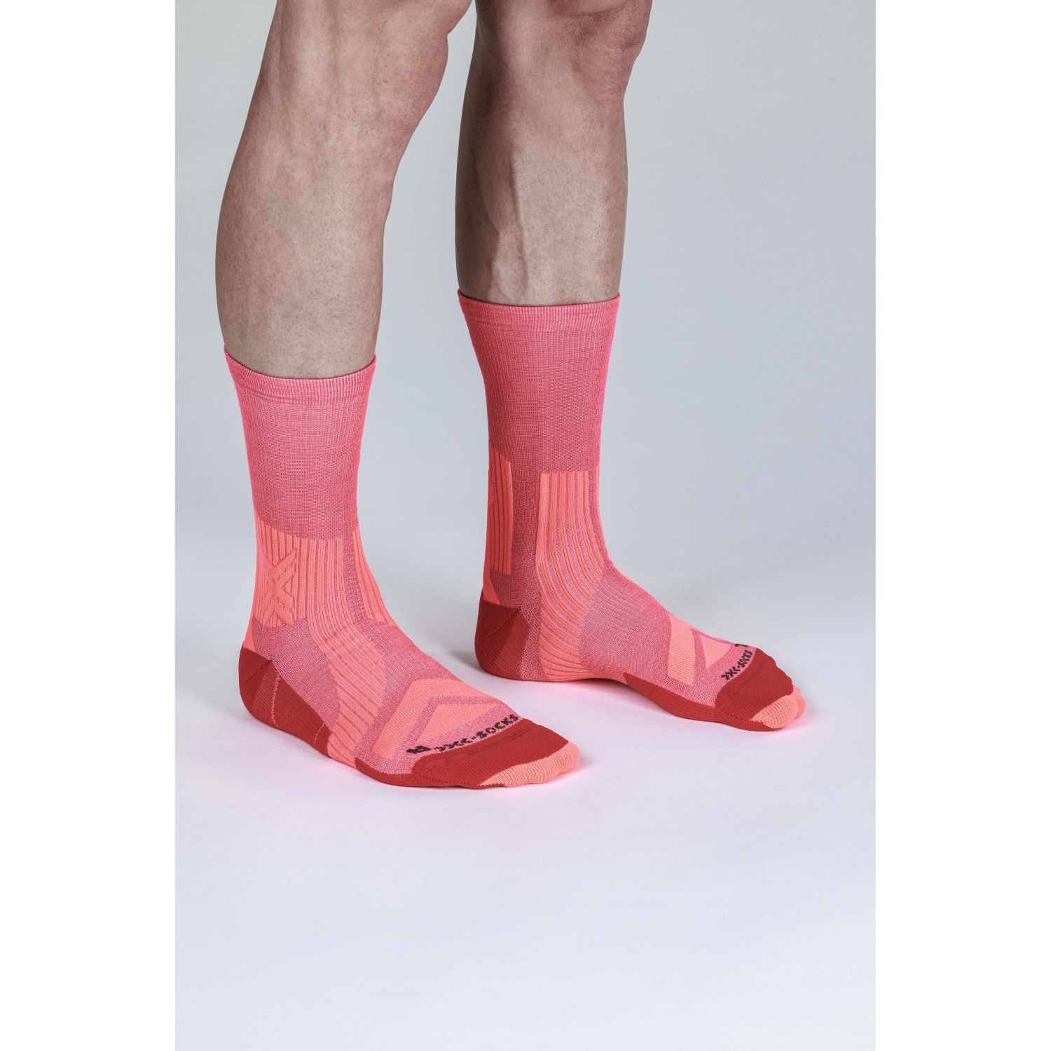 Meias de Ciclismo Unissexo Expert Merino Crew X-socks Laranja-3