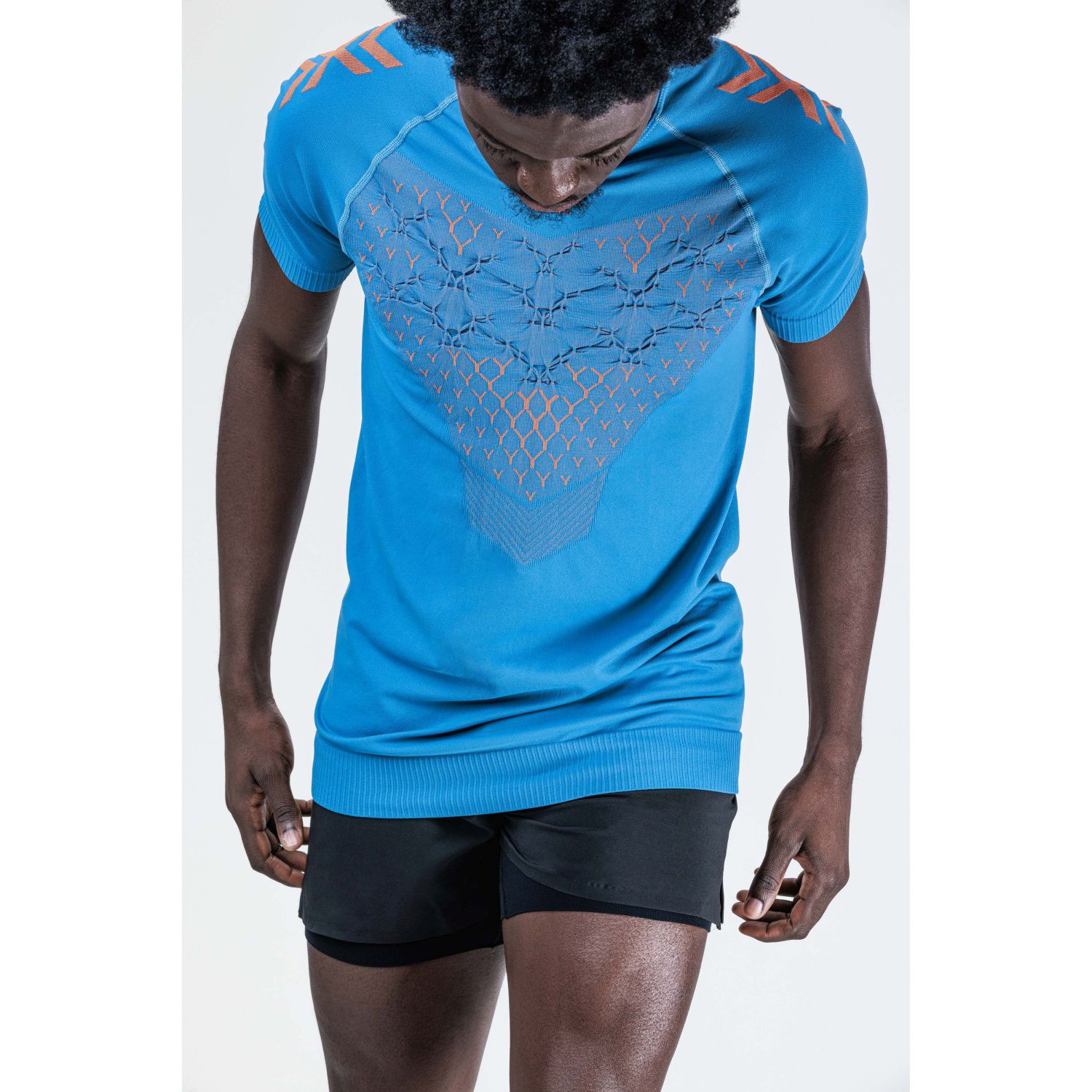 T-shirt de Running Twyce X-bionic Azul-4