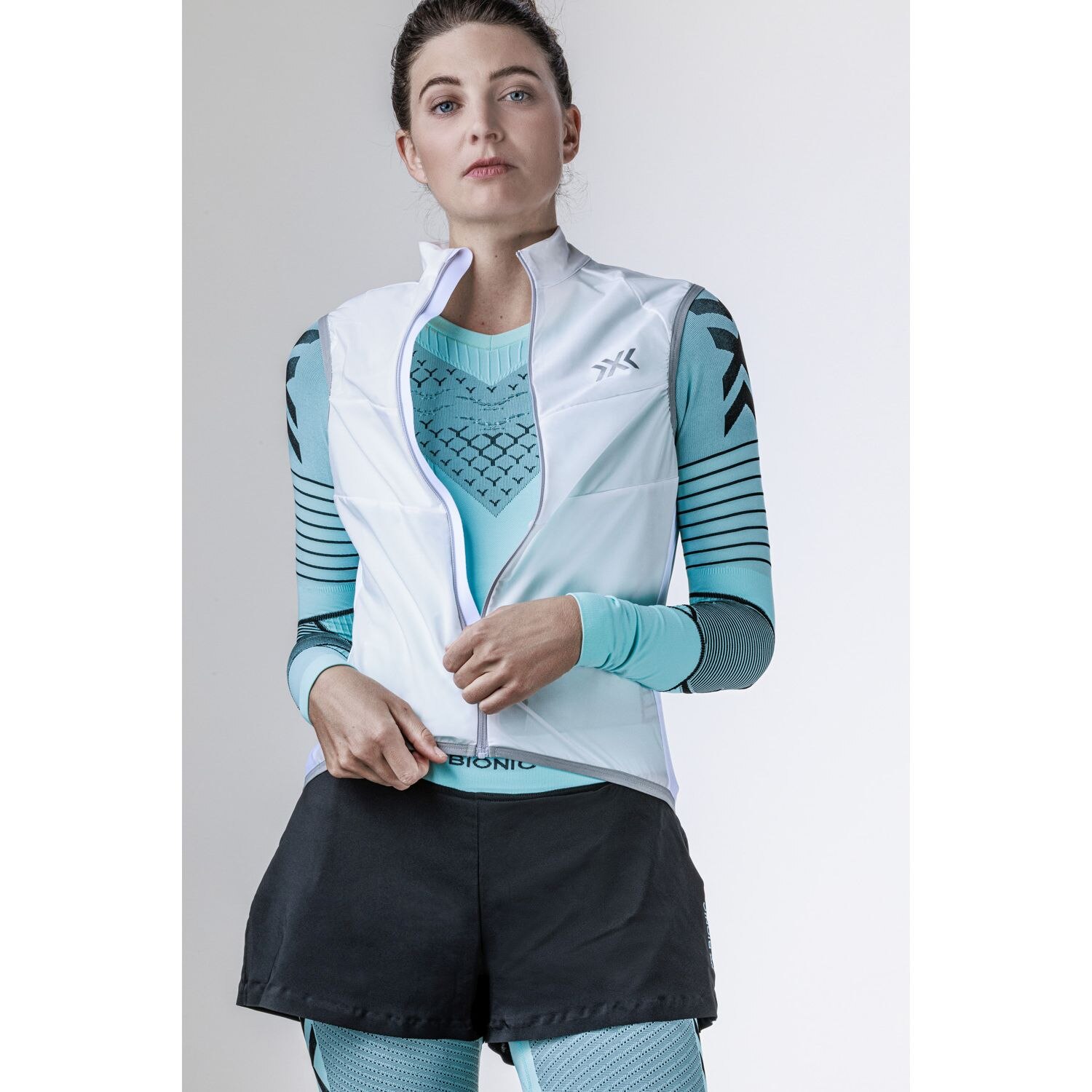 Colete de Running Twyce X-bionic Branco-3